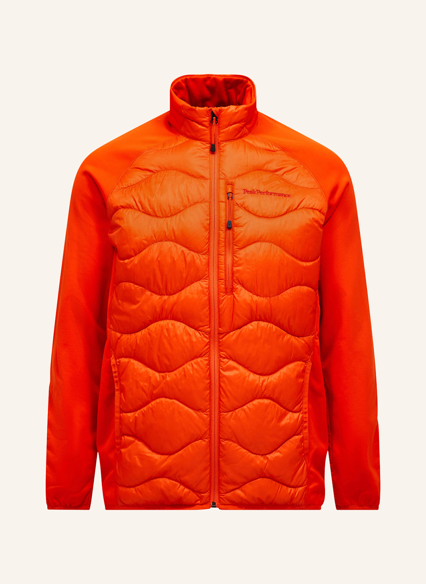Peak Performance Hybrid-Daunenjacke HELIUM: ORANGE/ ROT