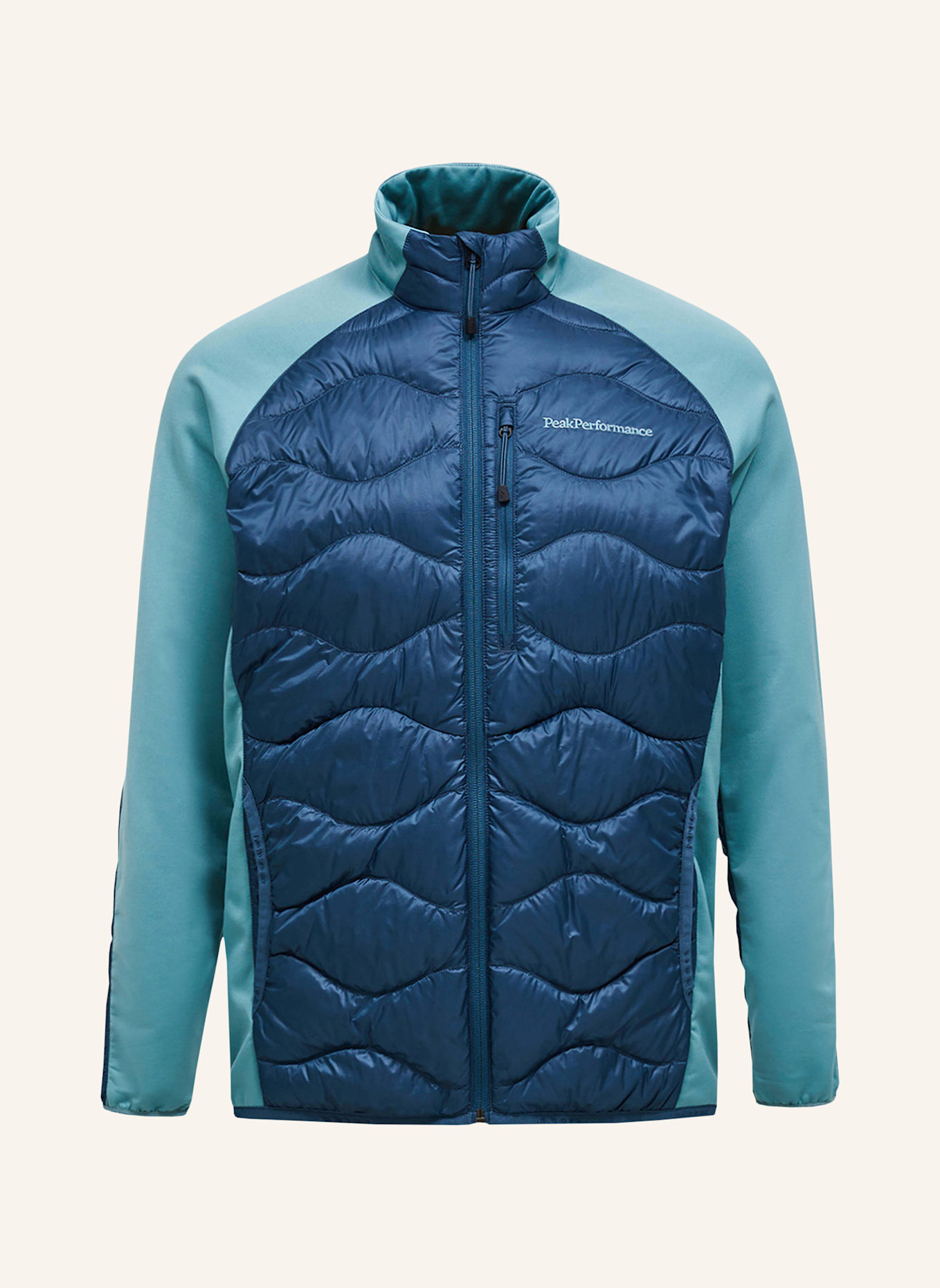 Peak Performance Hybrid-Daunenjacke HELIUM: BLAU