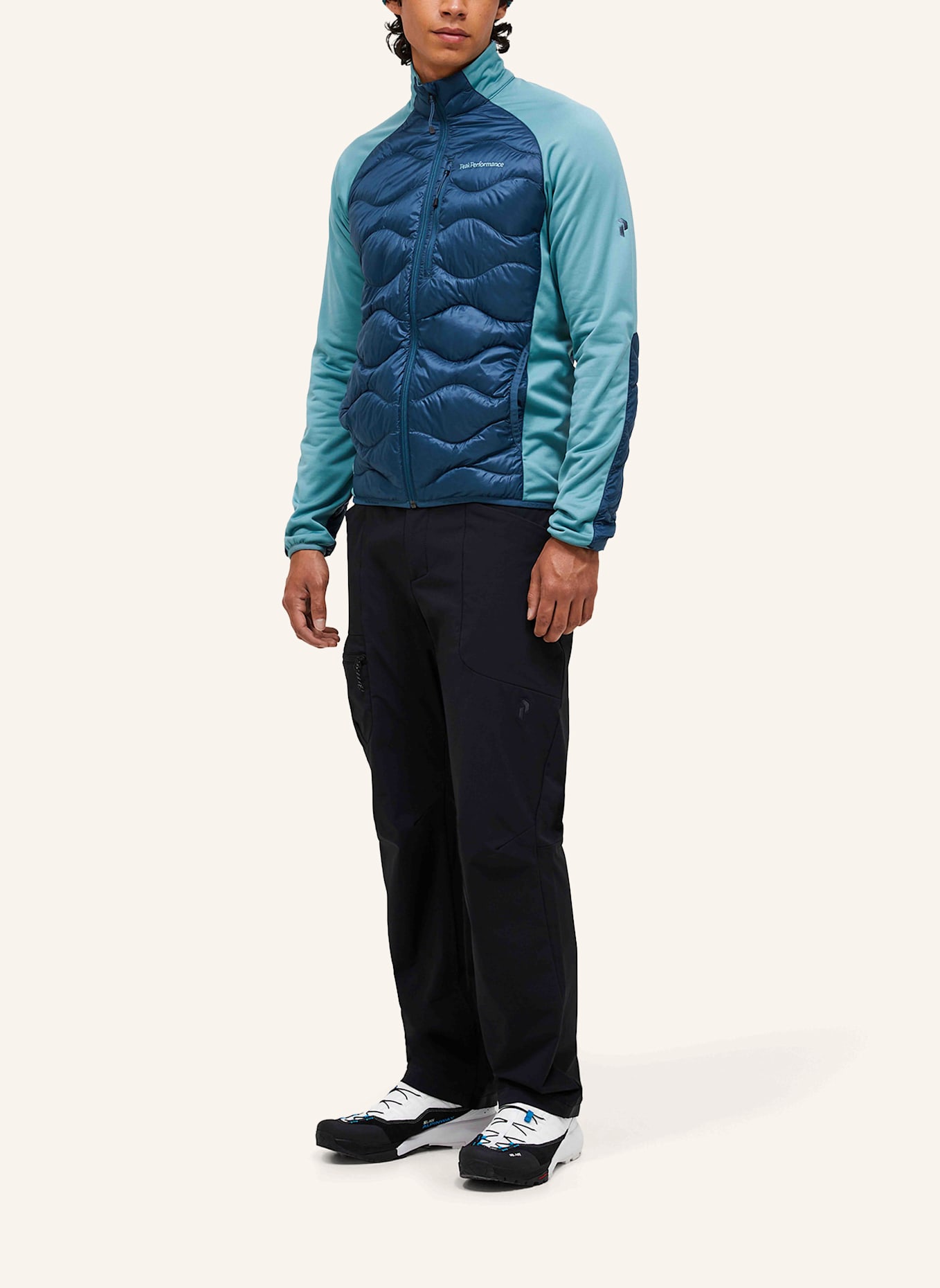 Peak Performance Hybrid-Daunenjacke HELIUM: BLAU
