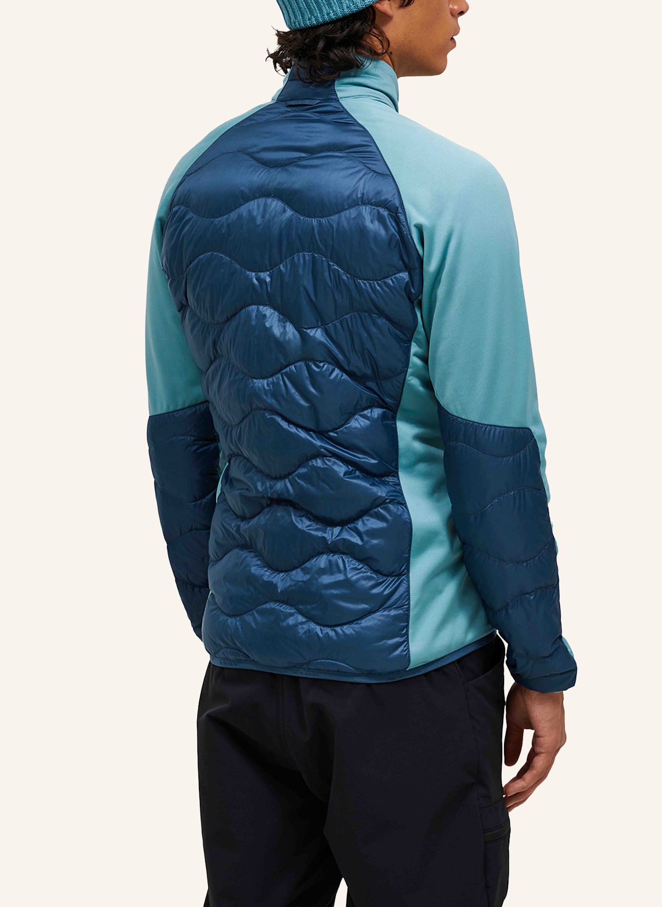 Peak Performance Hybrid-Daunenjacke HELIUM: BLAU
