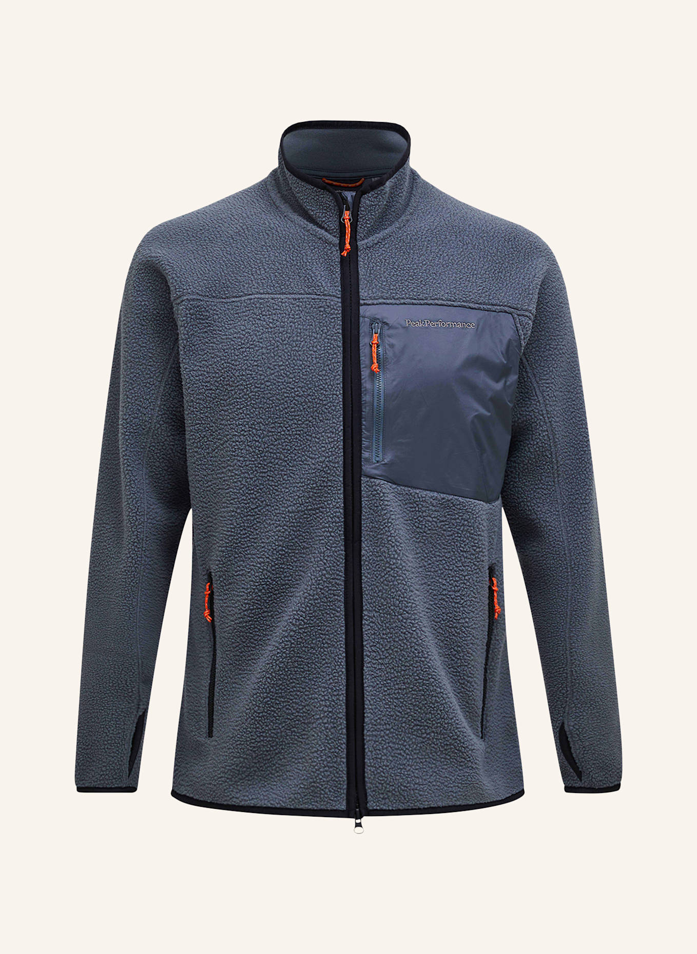 Peak Performance Fleecejacke PILE: DUNKELGRAU