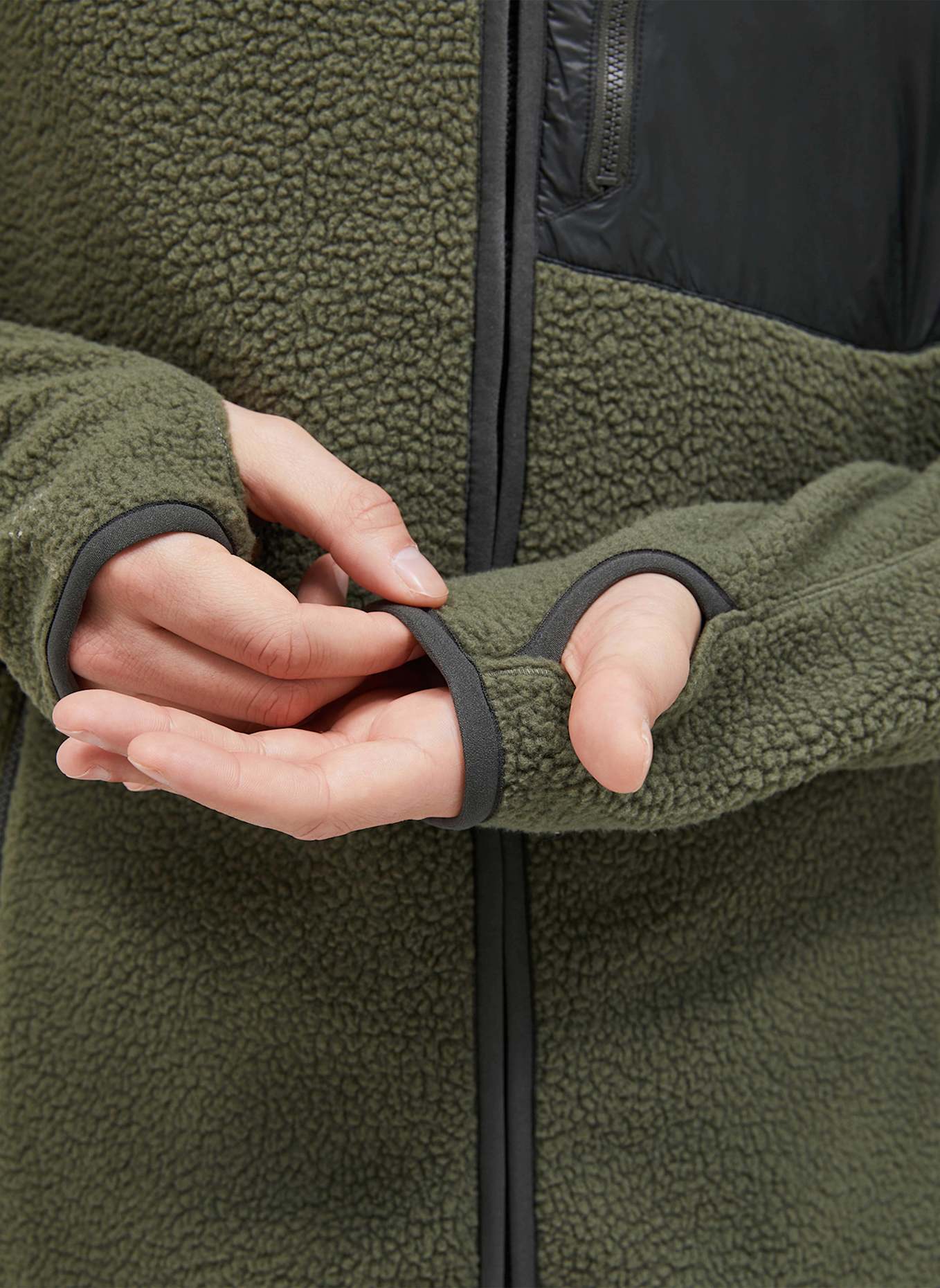 Peak Performance Fleecejacke PILE: OLIV