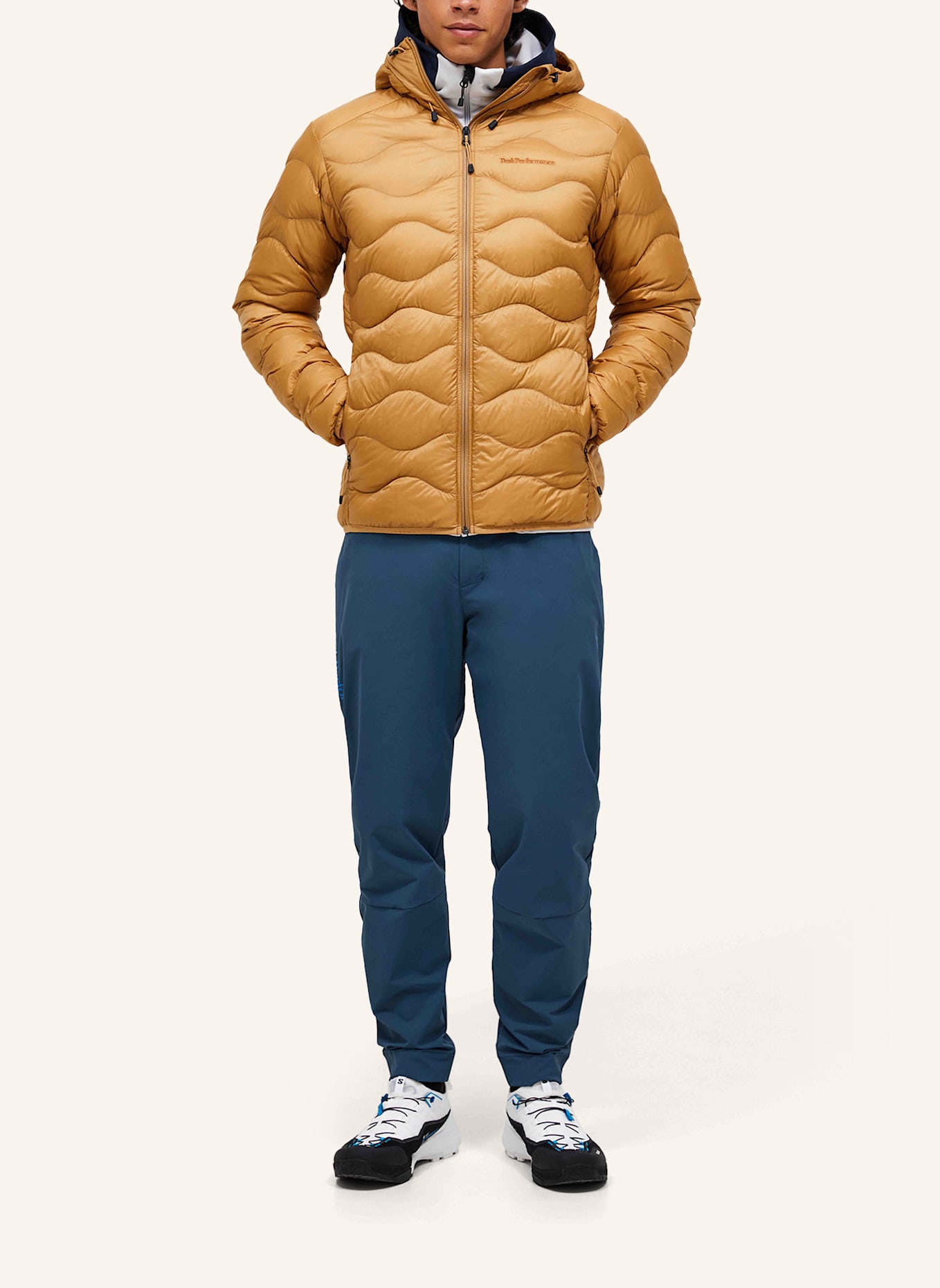 Peak Performance Daunen-Skijacke HELIUM: CAMEL