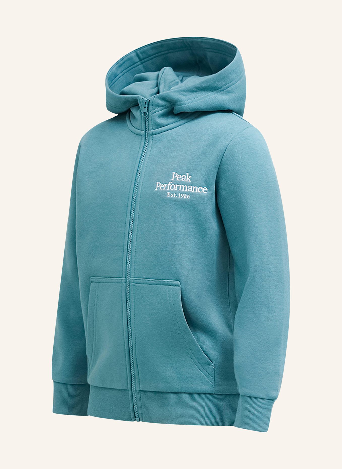 Peak Performance Kapuzensweatshirt: TÜRKIS