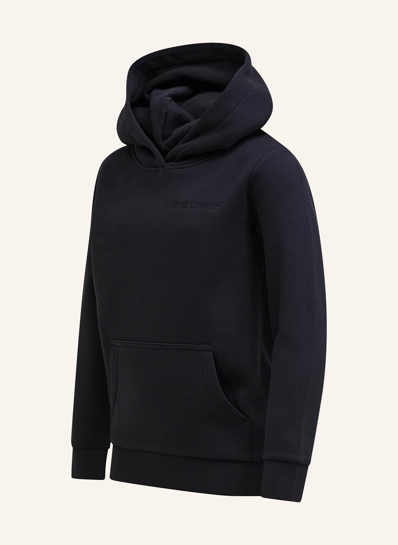 Peak Performance Kapuzensweatshirt: SCHWARZ