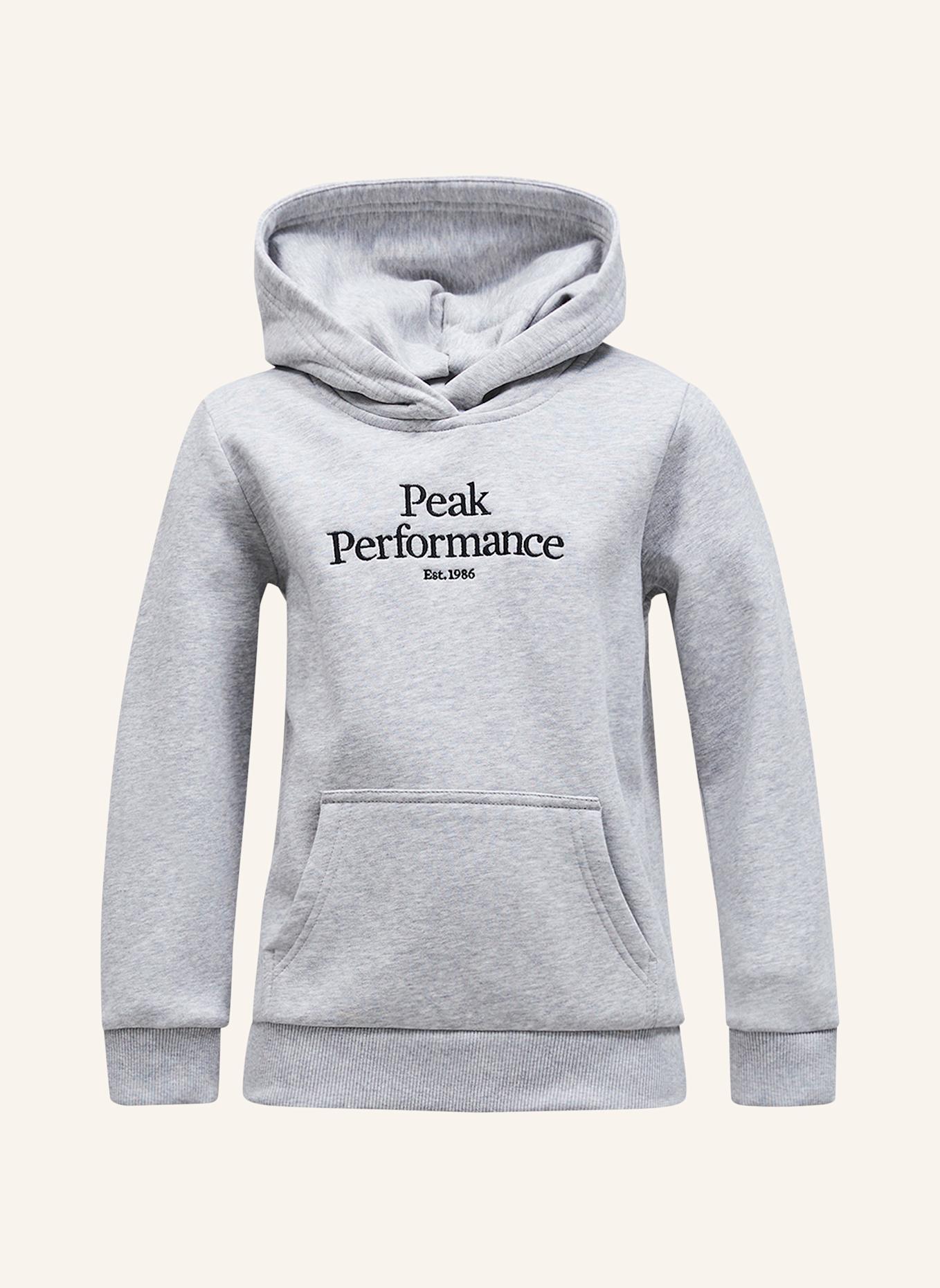 Peak Performance Kapuzensweatshirt: GRAU