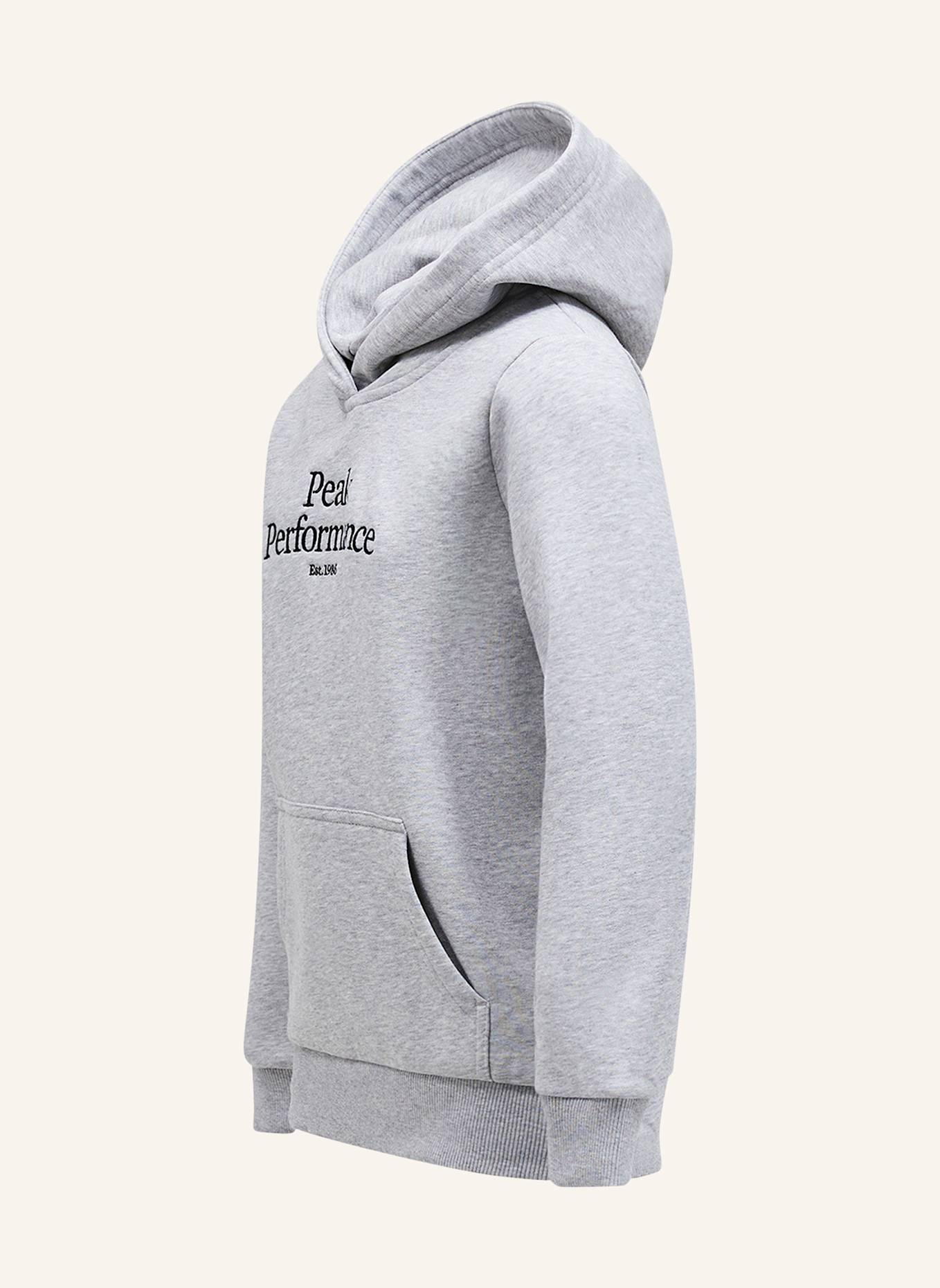Peak Performance Kapuzensweatshirt: GRAU