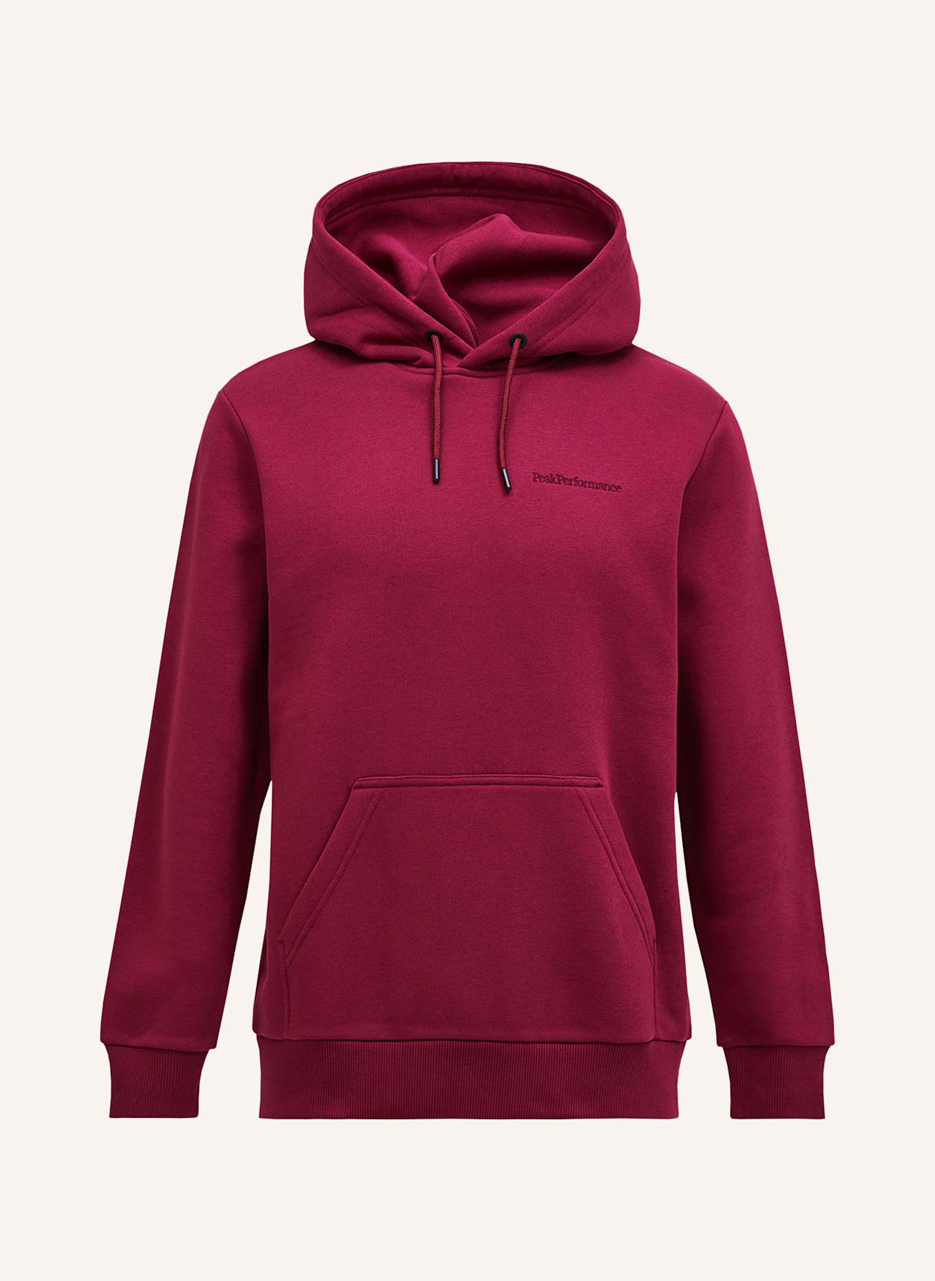 Peak Performance Kapuzensweatshirt: ROT