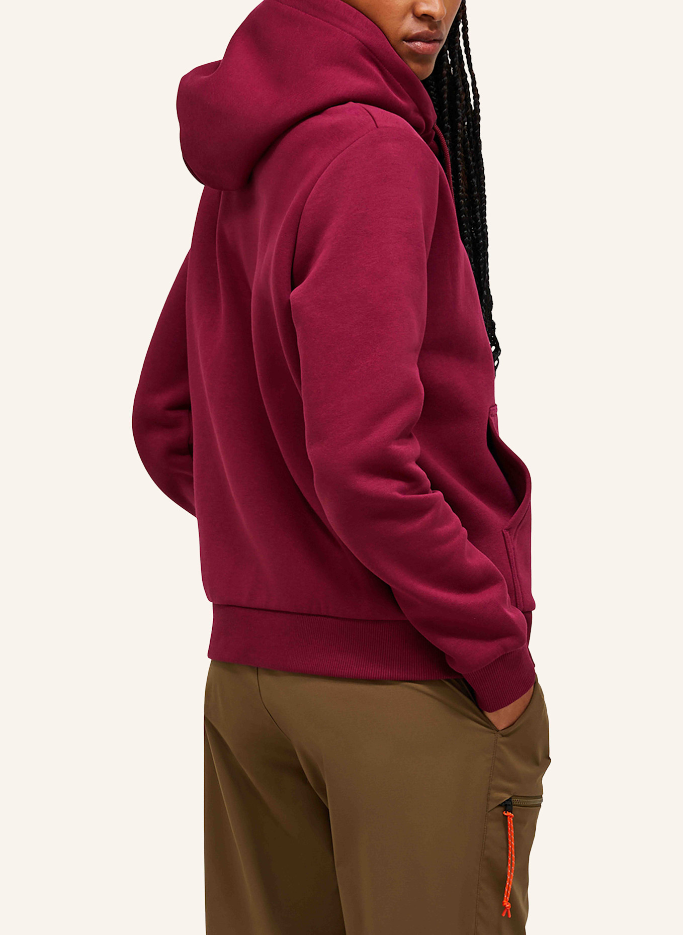 Peak Performance Hoodie: ROT