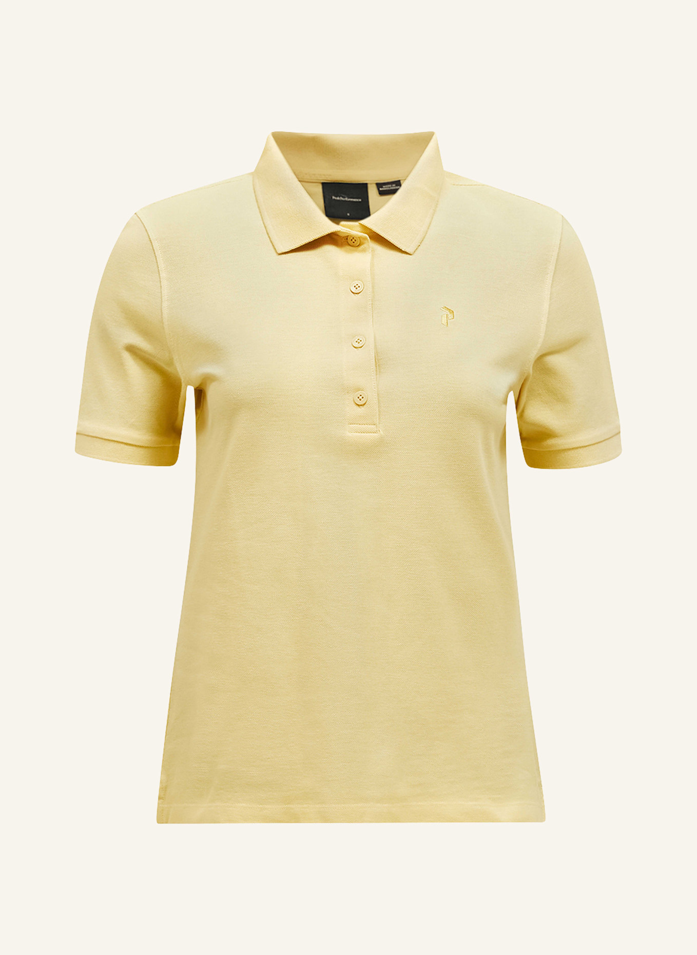 Peak Performance Poloshirt: GELB