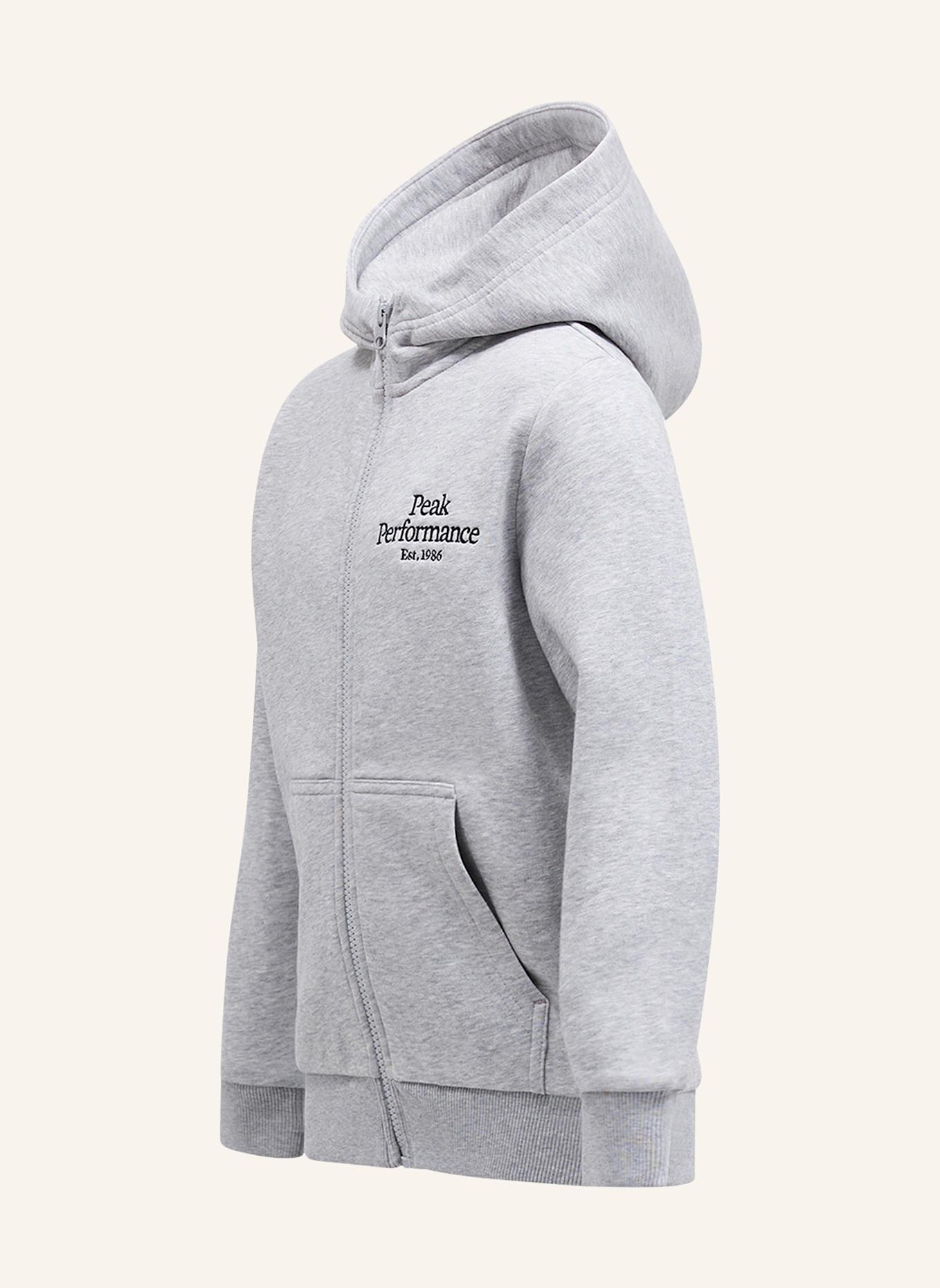 Peak Performance Kapuzensweatshirt: GRAU