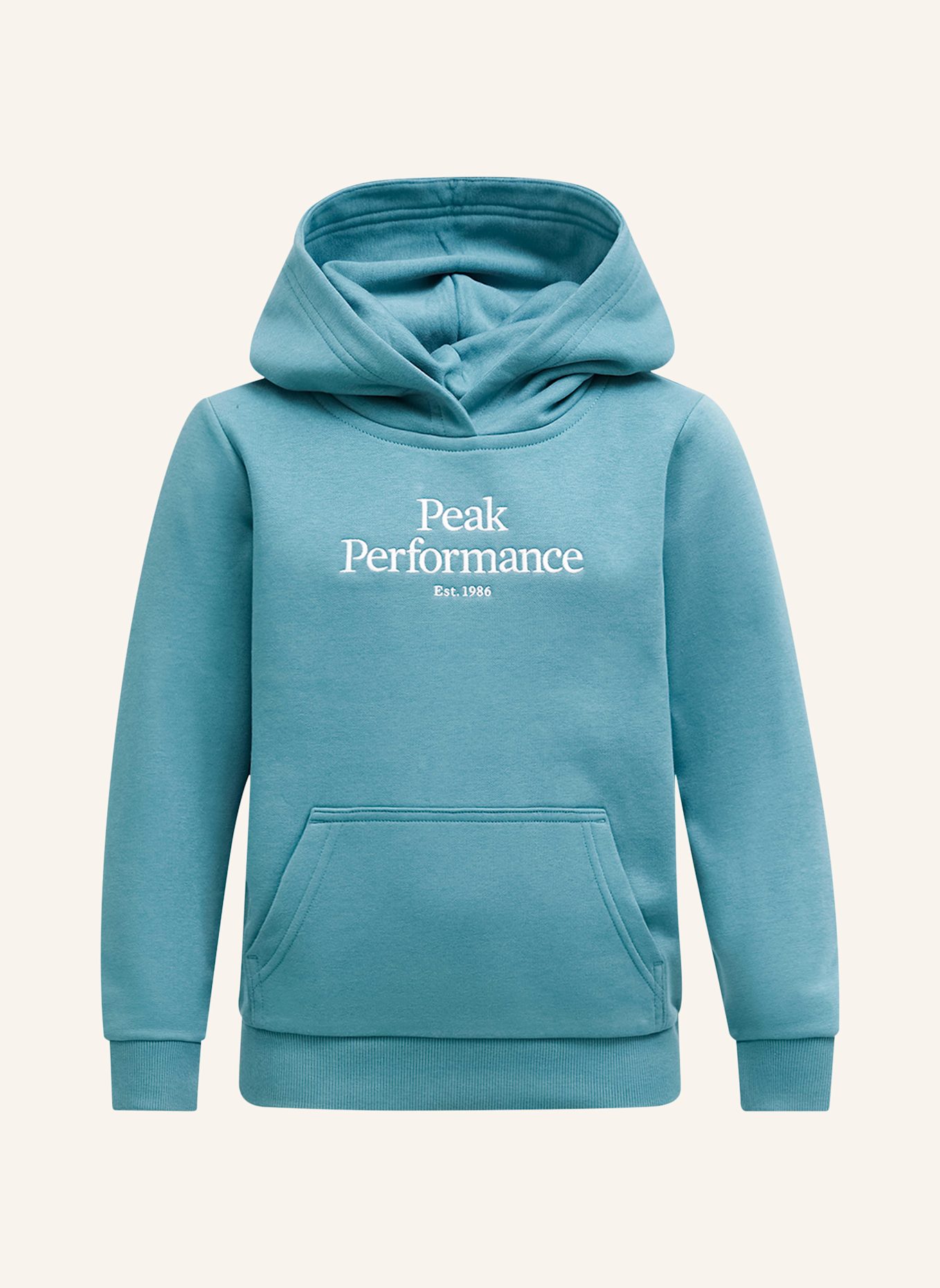 Peak Performance Kapuzensweatshirt: TÜRKIS