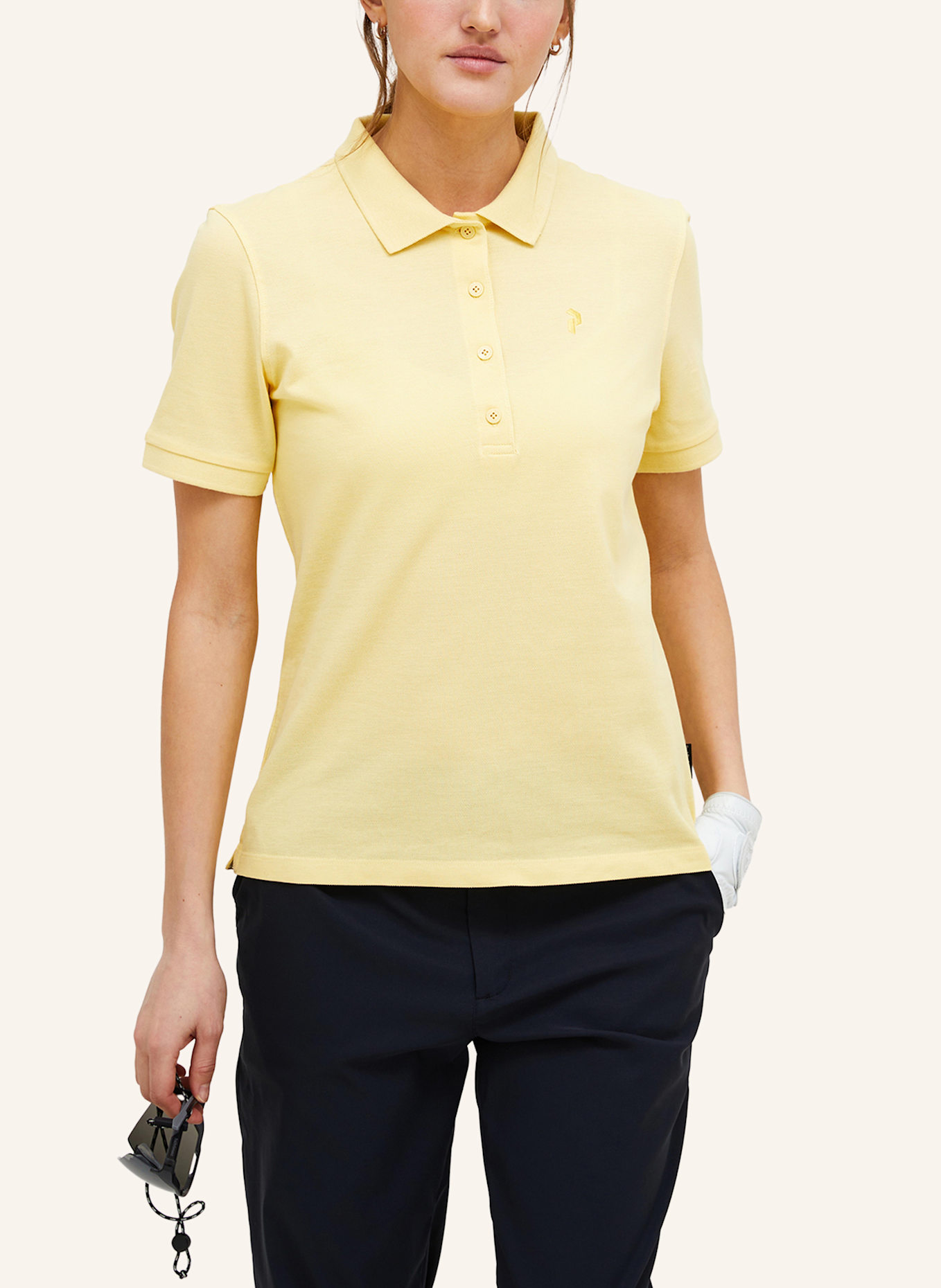 Peak Performance Poloshirt: GELB