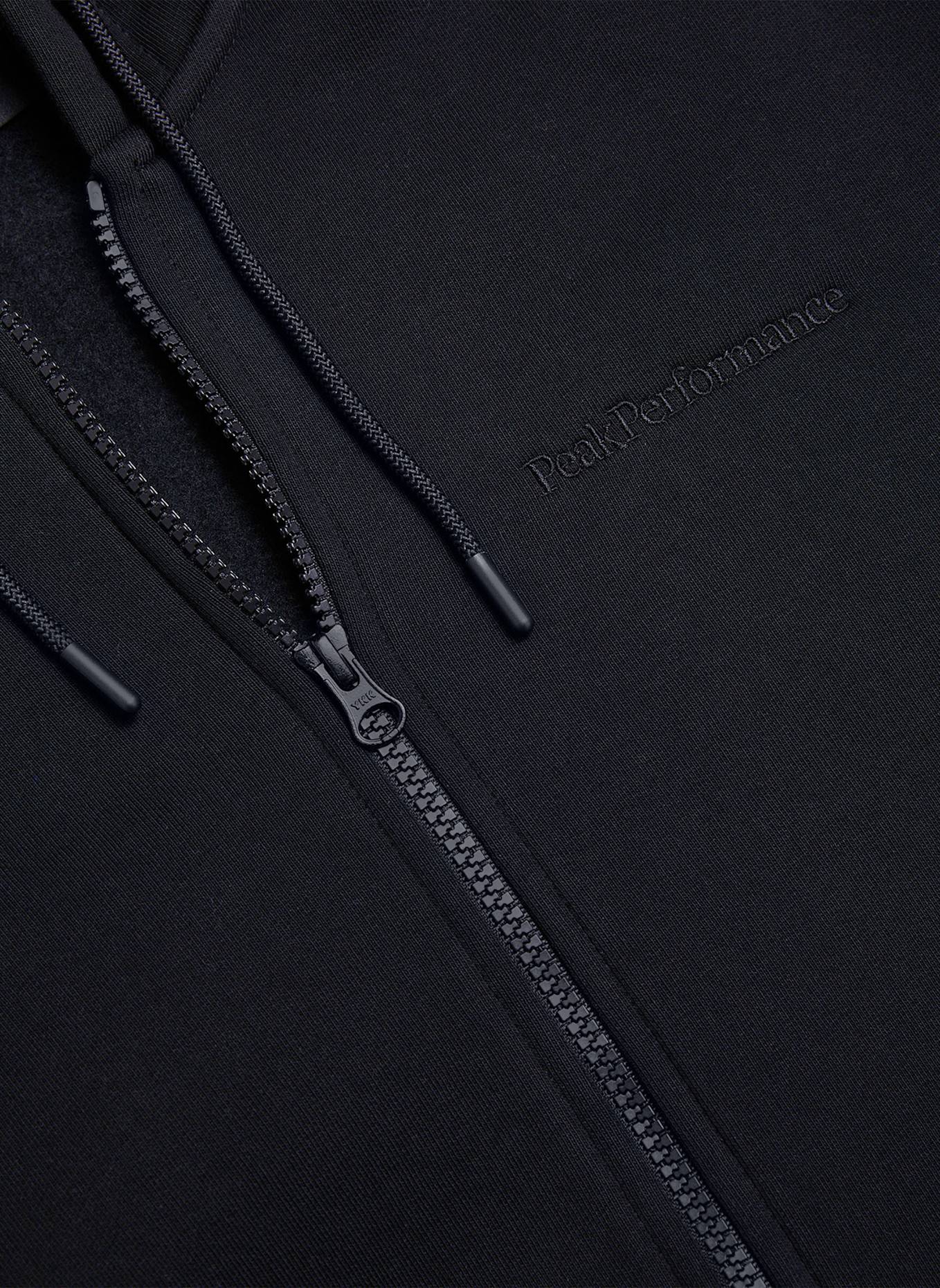 Peak Performance Kapuzensweatshirt: SCHWARZ