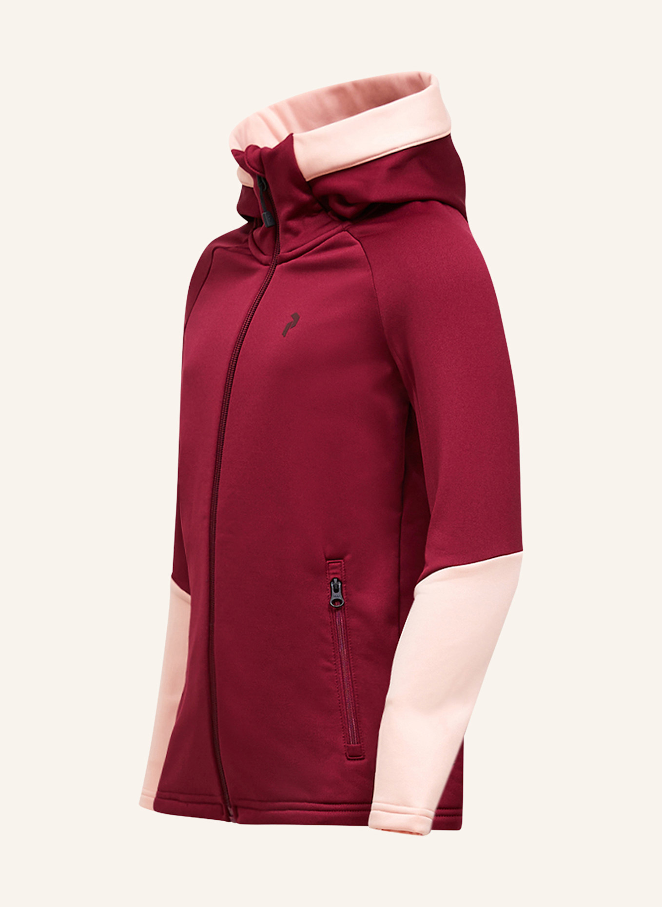 Peak Performance Fleecejacke: ROT