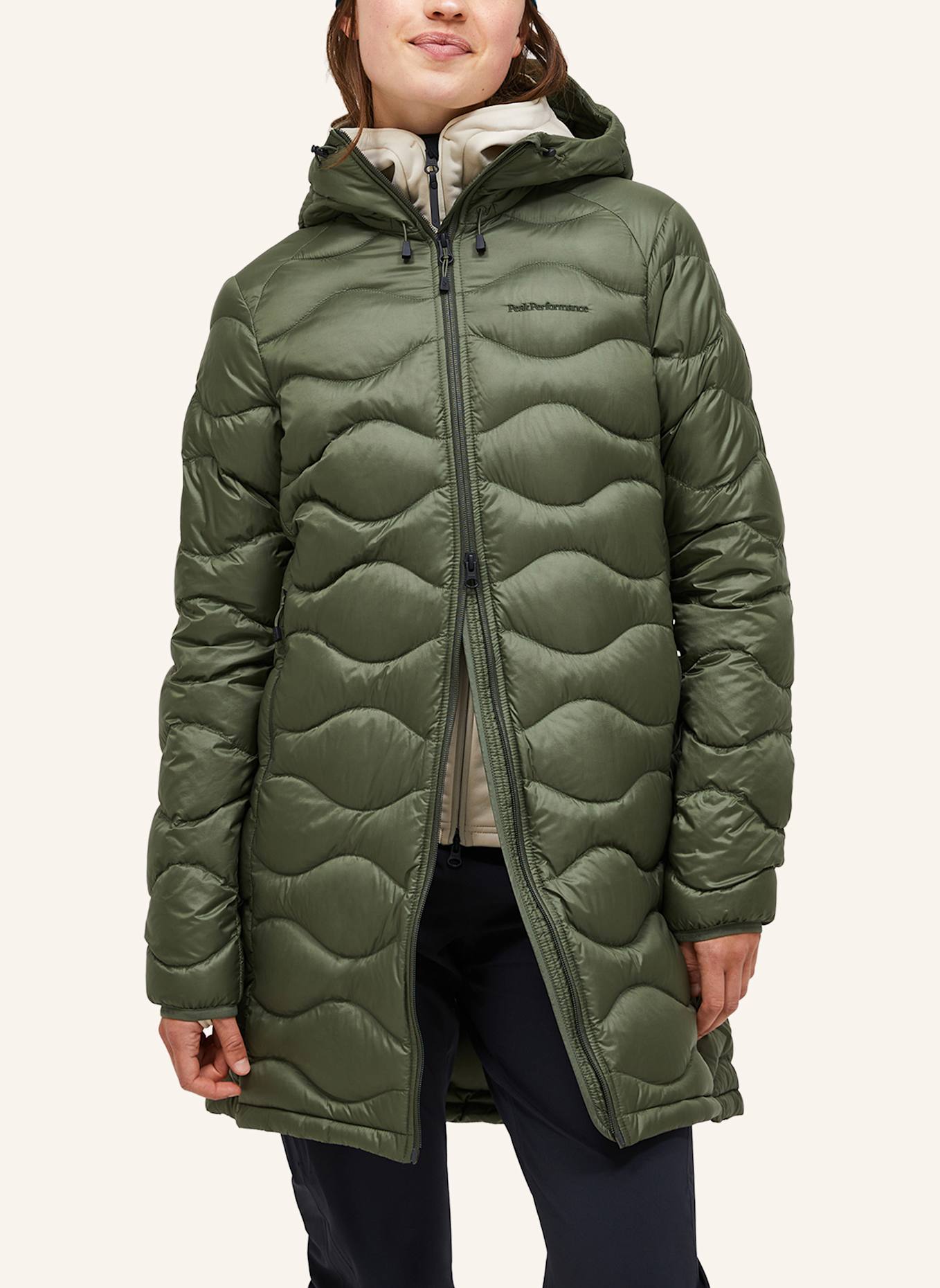 Peak Performance Daunenparka HELIUM: OLIV