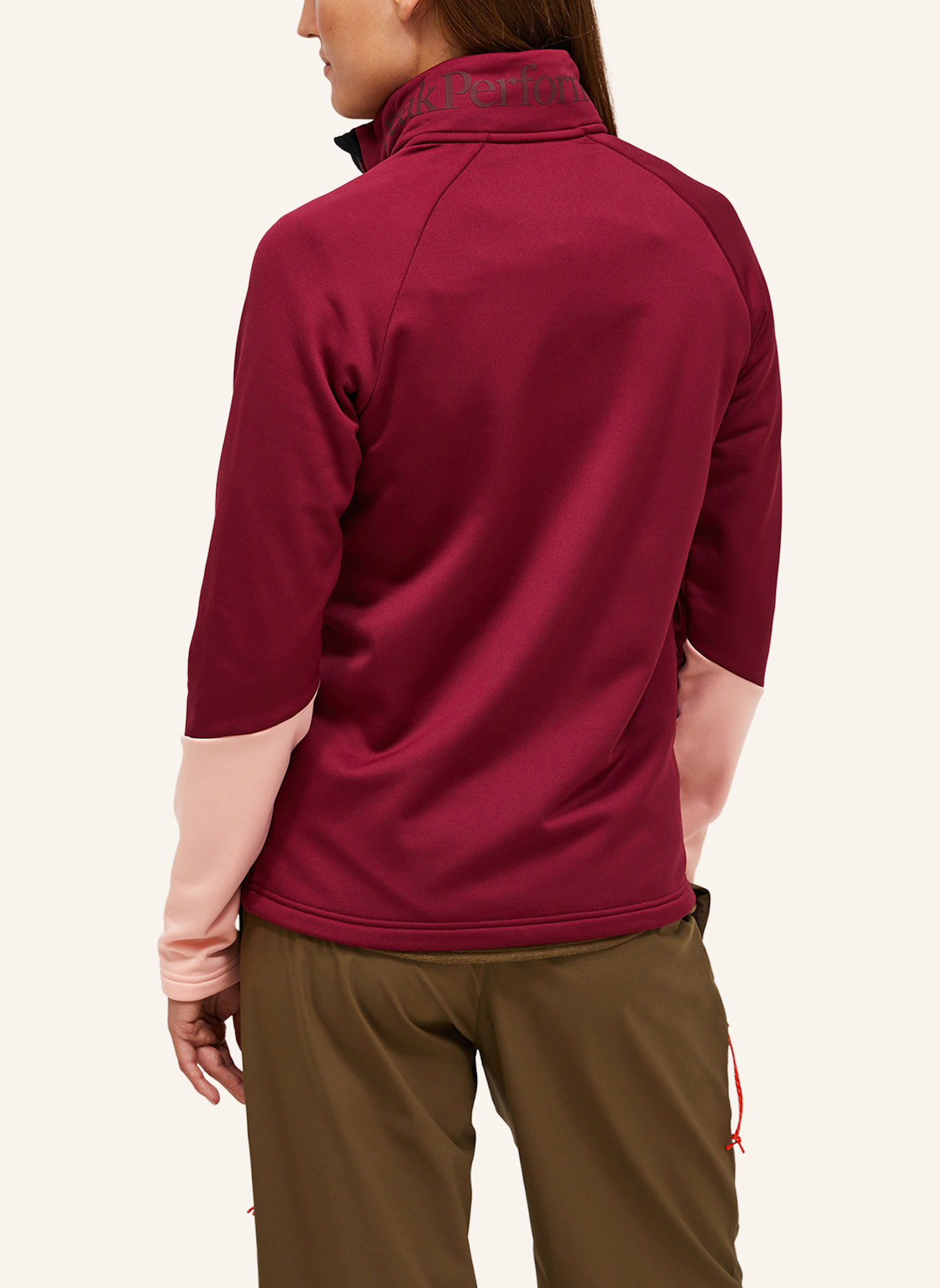 Peak Performance Midlayer-Jacke RIDER ESSENTIALS: ROT