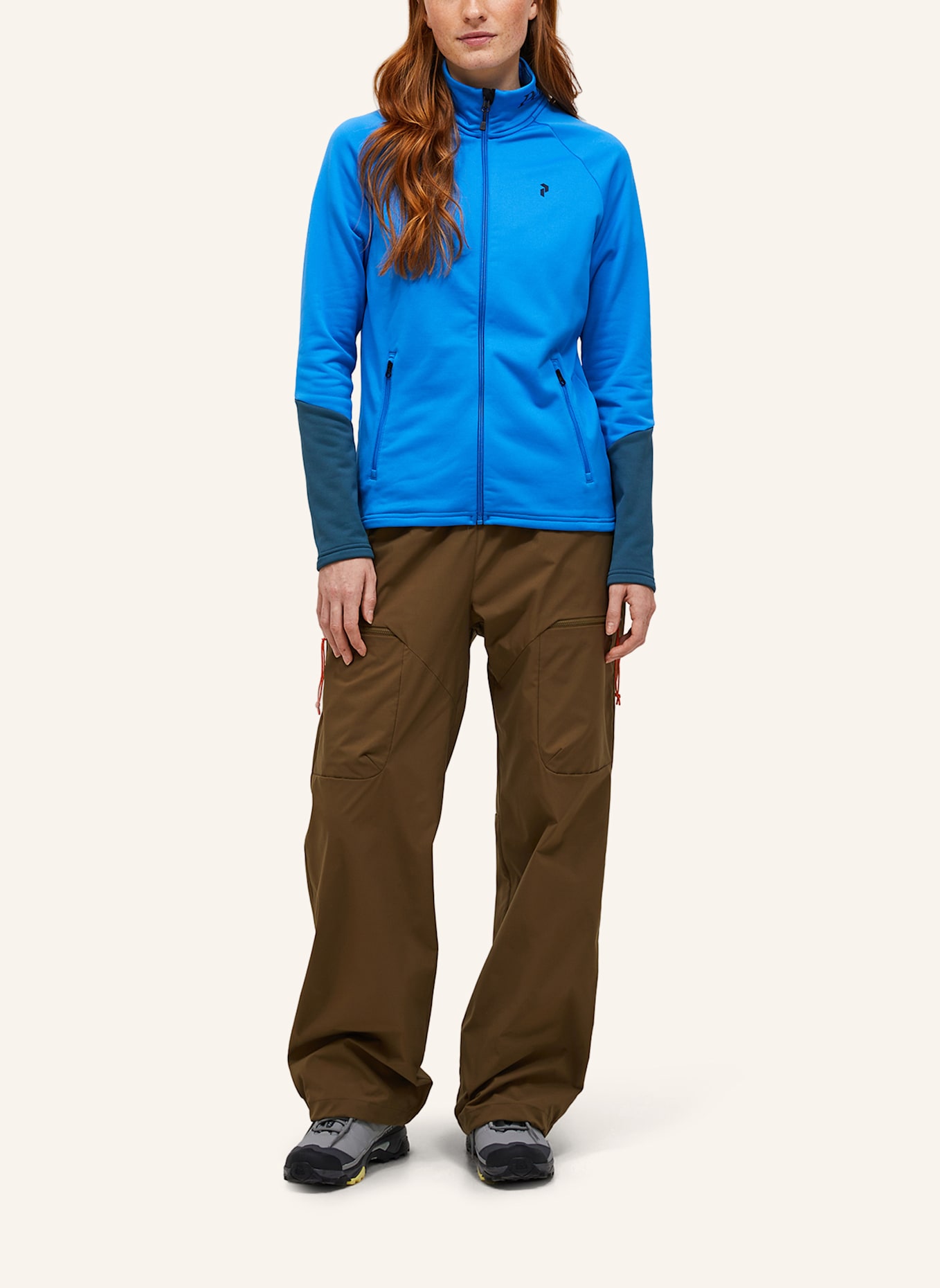 Peak Performance Midlayer-Jacke RIDER ESSENTIALS: BLAU