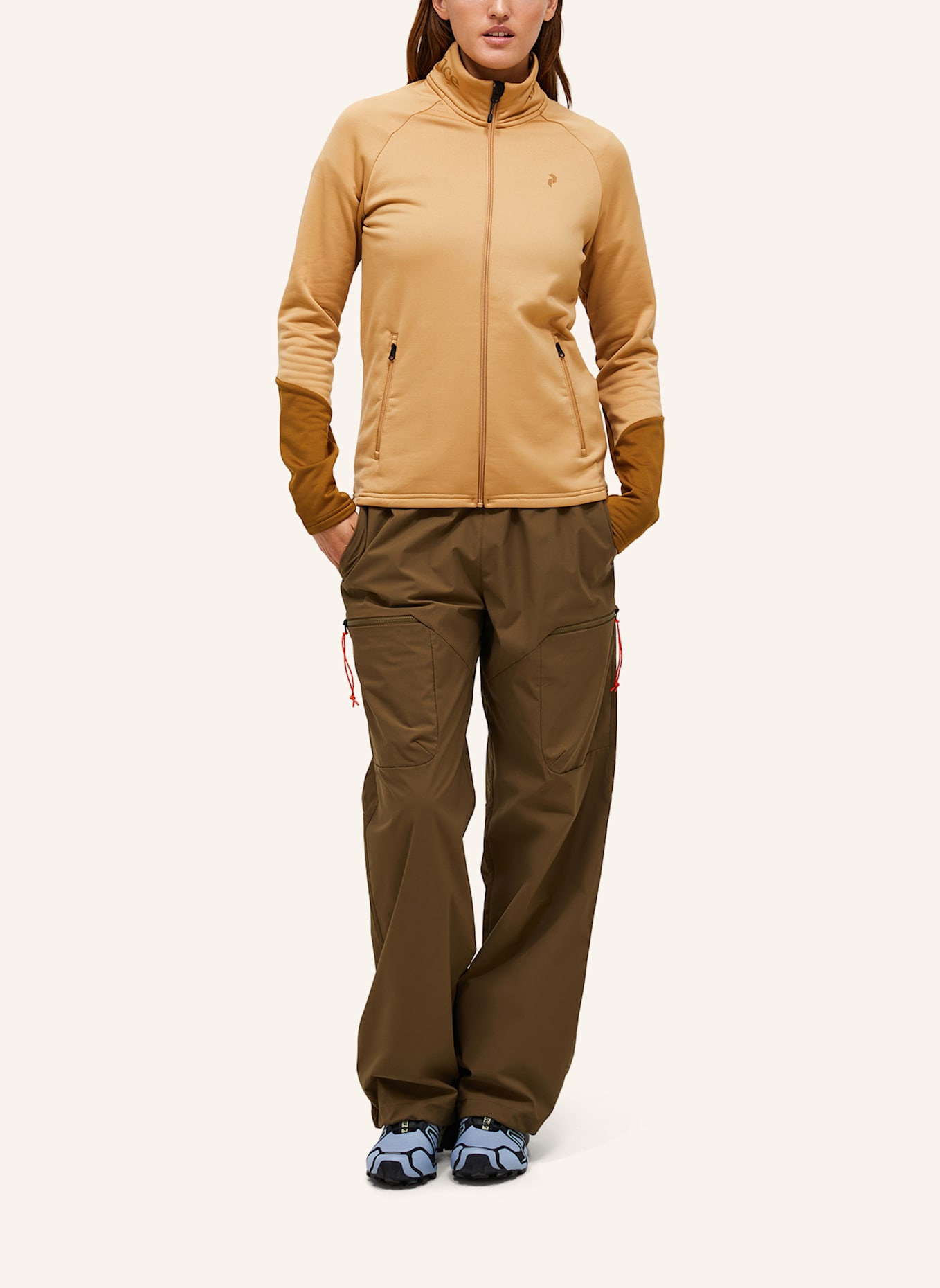 Peak Performance Midlayer-Jacke RIDER ESSENTIALS: CAMEL