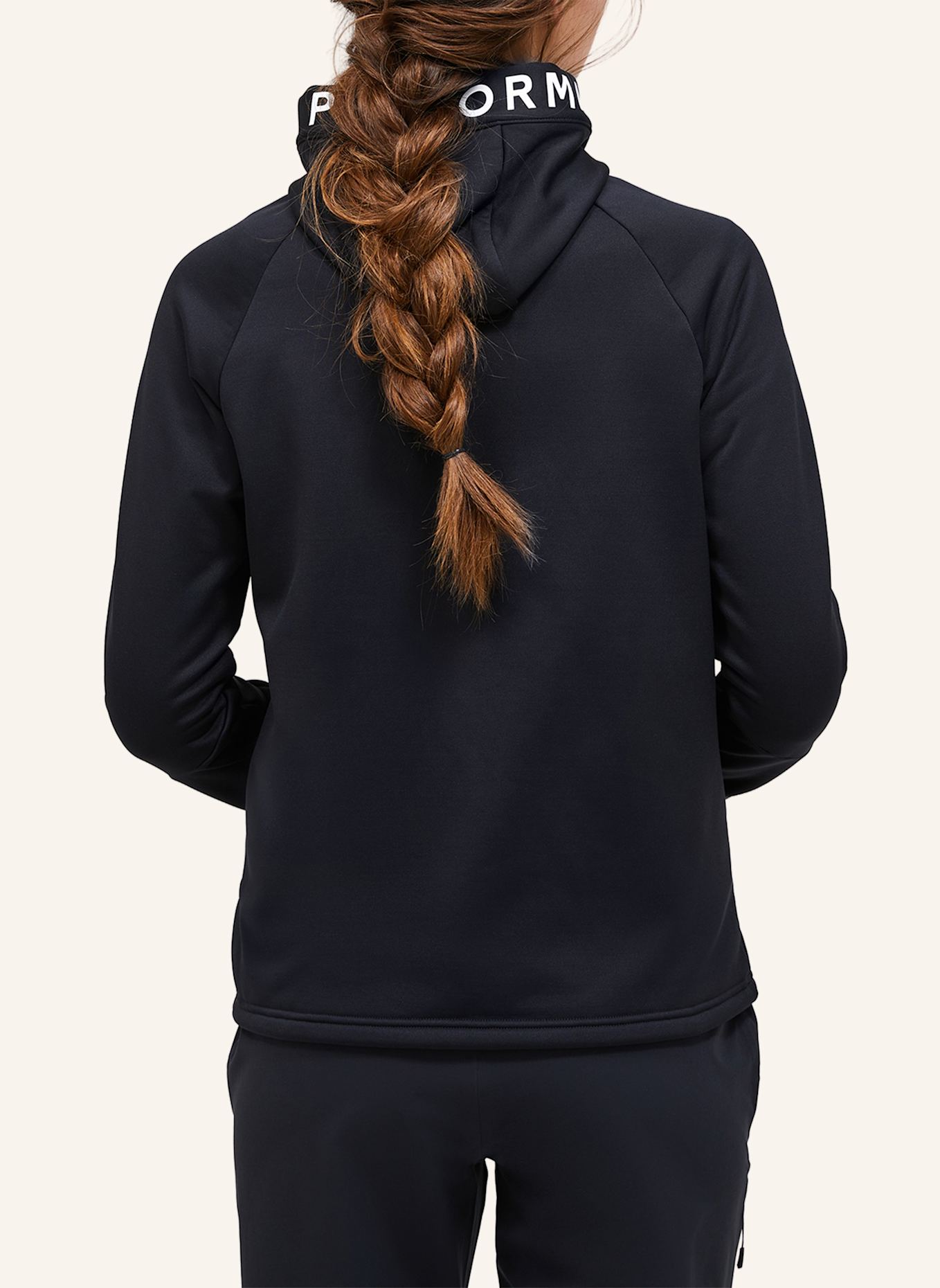 Peak Performance Midlayer Jacke RIDER: SCHWARZ