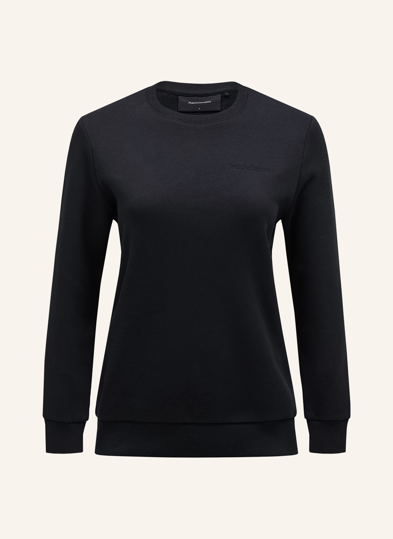Peak Performance Sweatshirtpullover: SCHWARZ