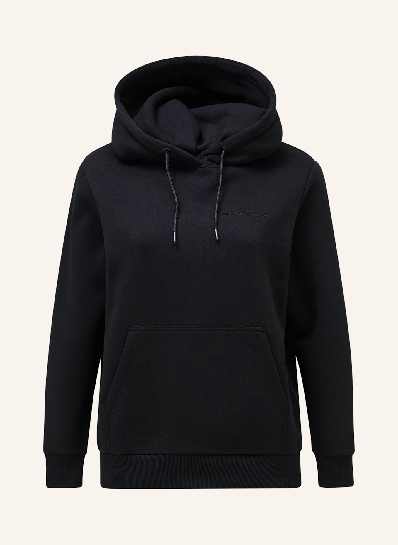 Peak Performance Hoodie: SCHWARZ