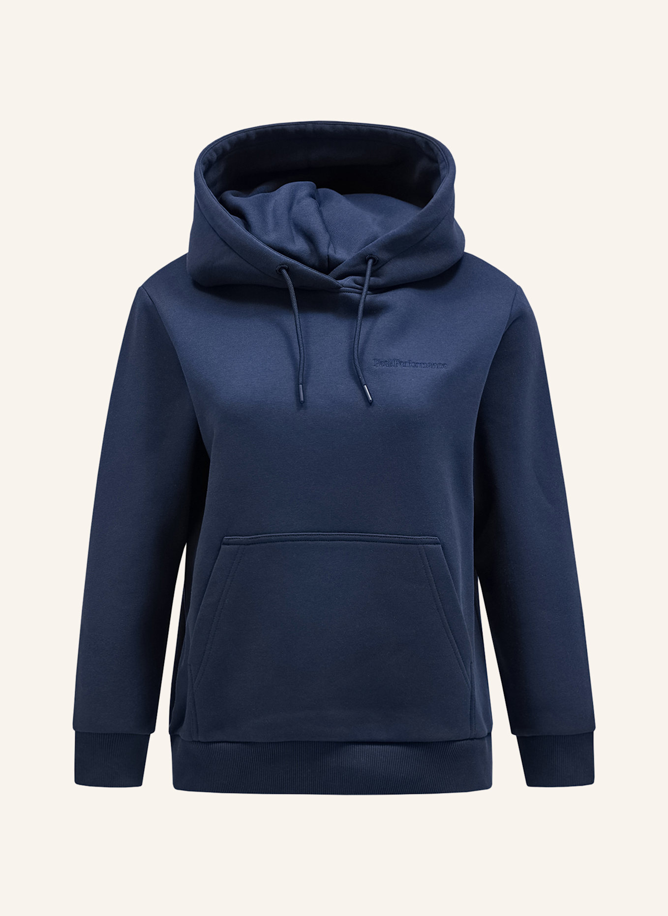 Peak Performance Hoodie: DUNKELBLAU