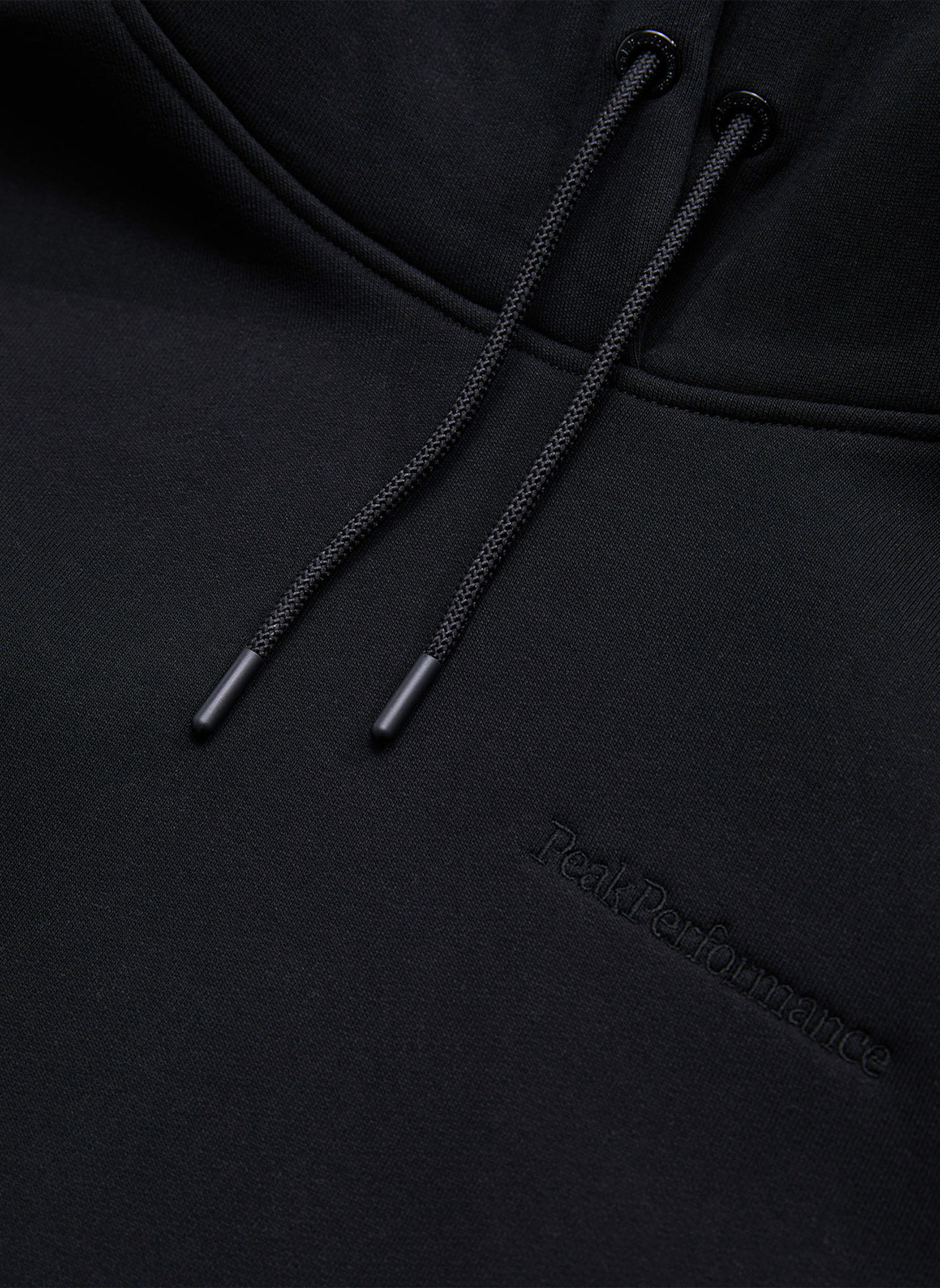 Peak Performance Hoodie: SCHWARZ