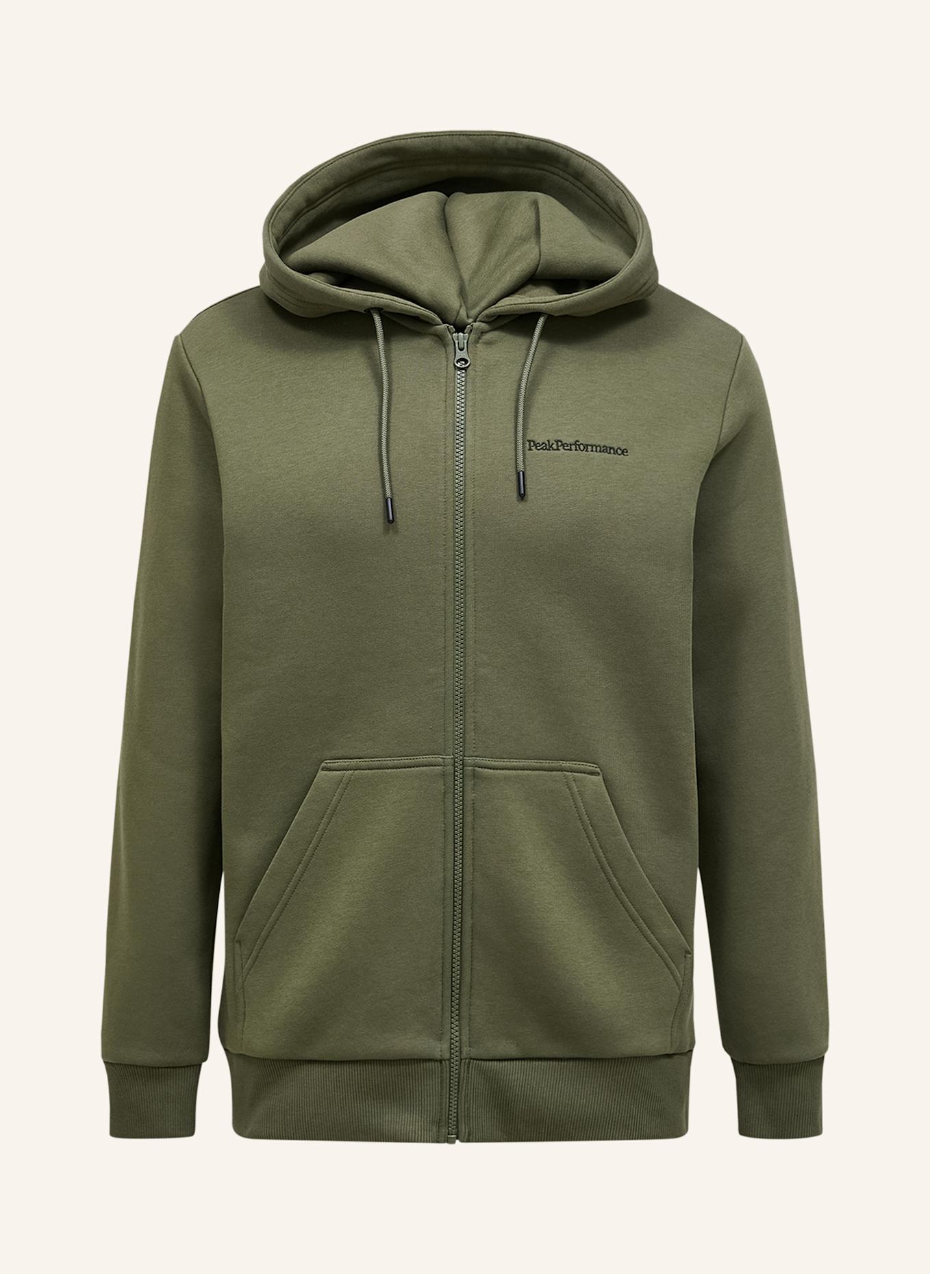 Peak Performance Kapuzensweatshirt: OLIV