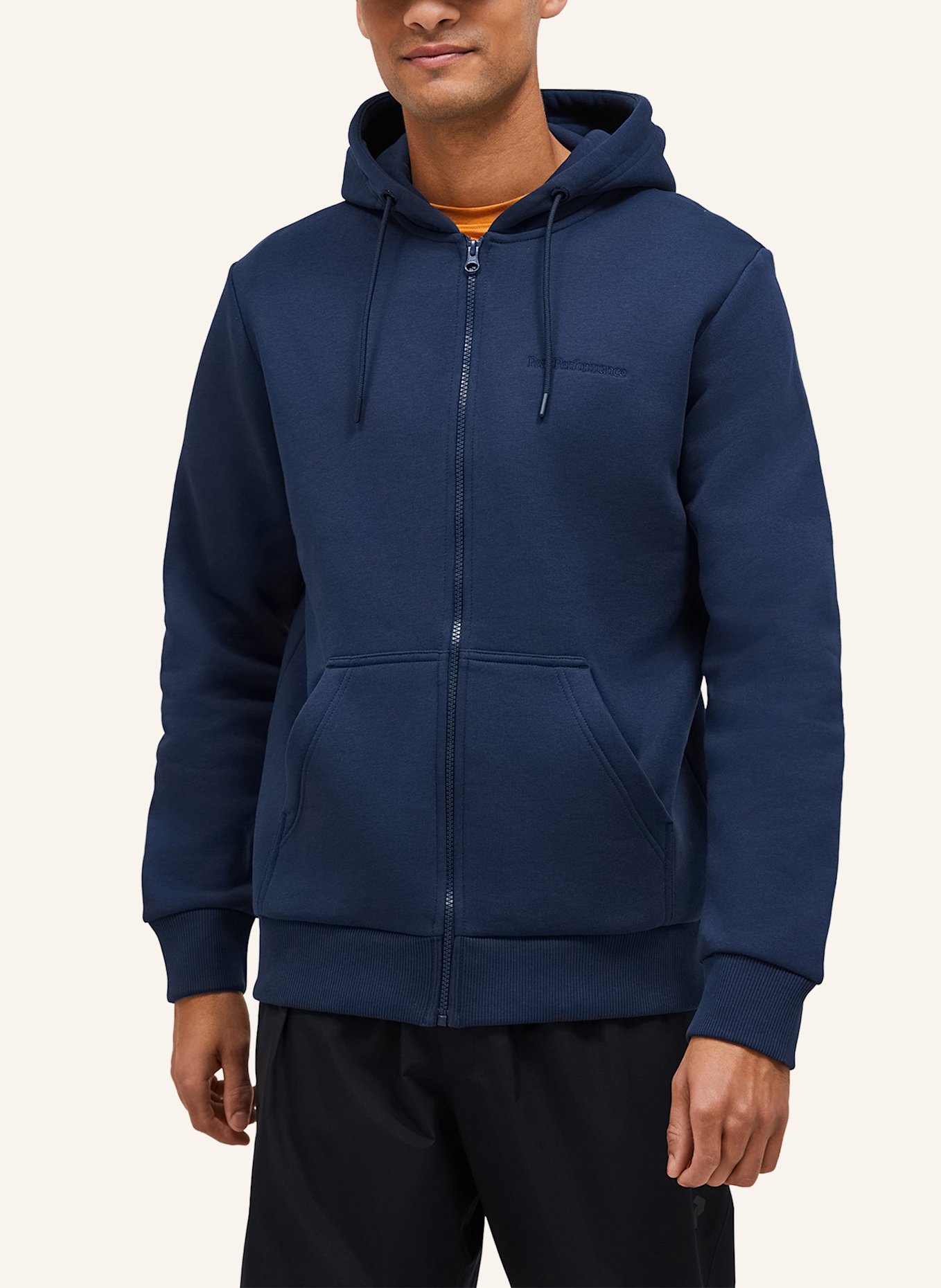 Peak Performance Kapuzensweatshirt: DUNKELBLAU