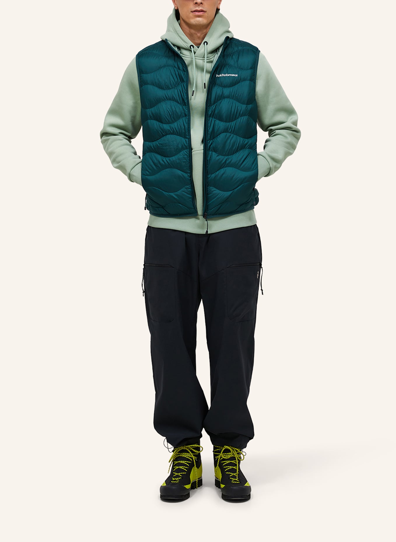 Peak Performance Daunenweste: NEONBLAU