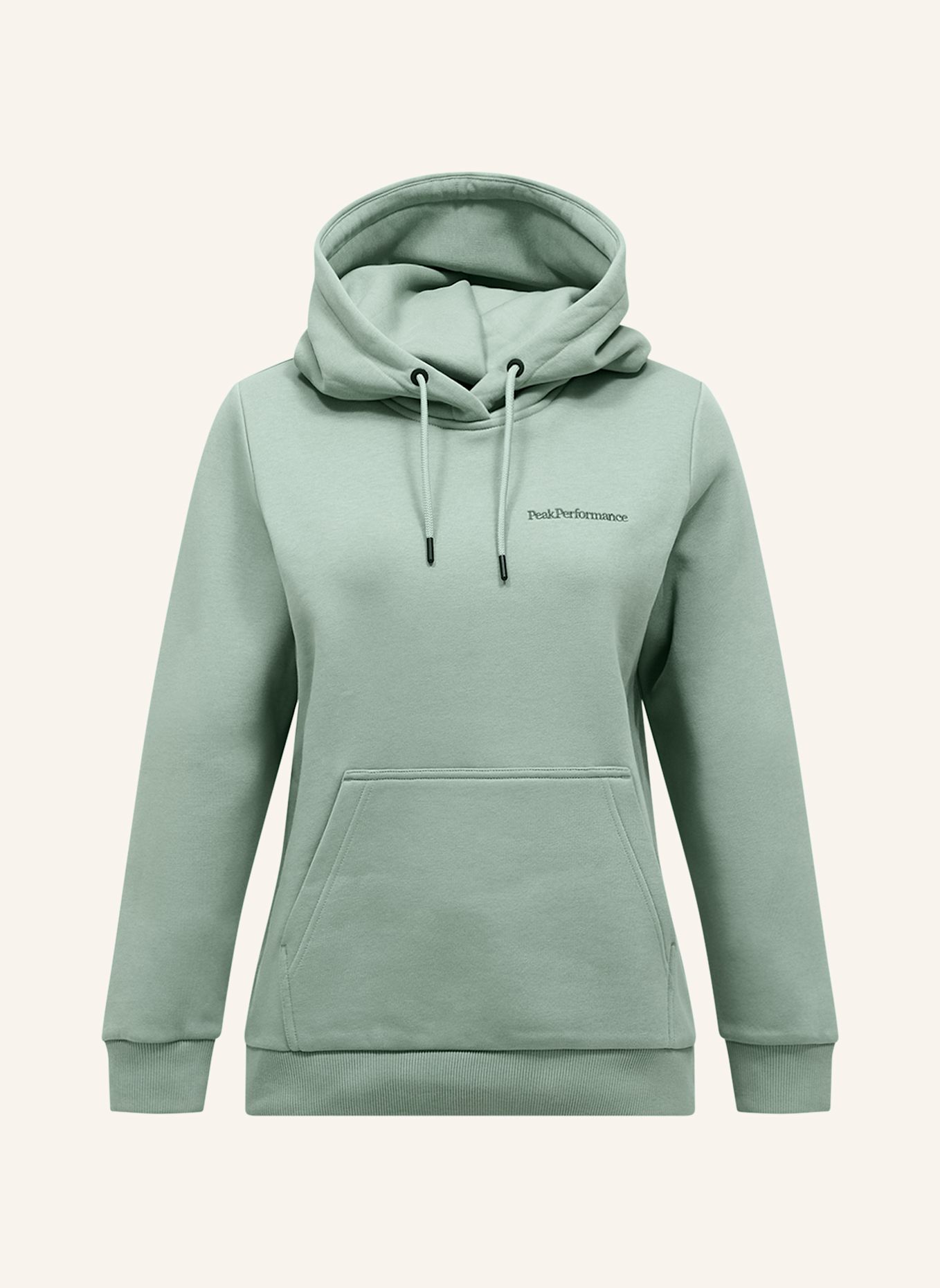 Peak Performance Hoodie: HELLGRÜN