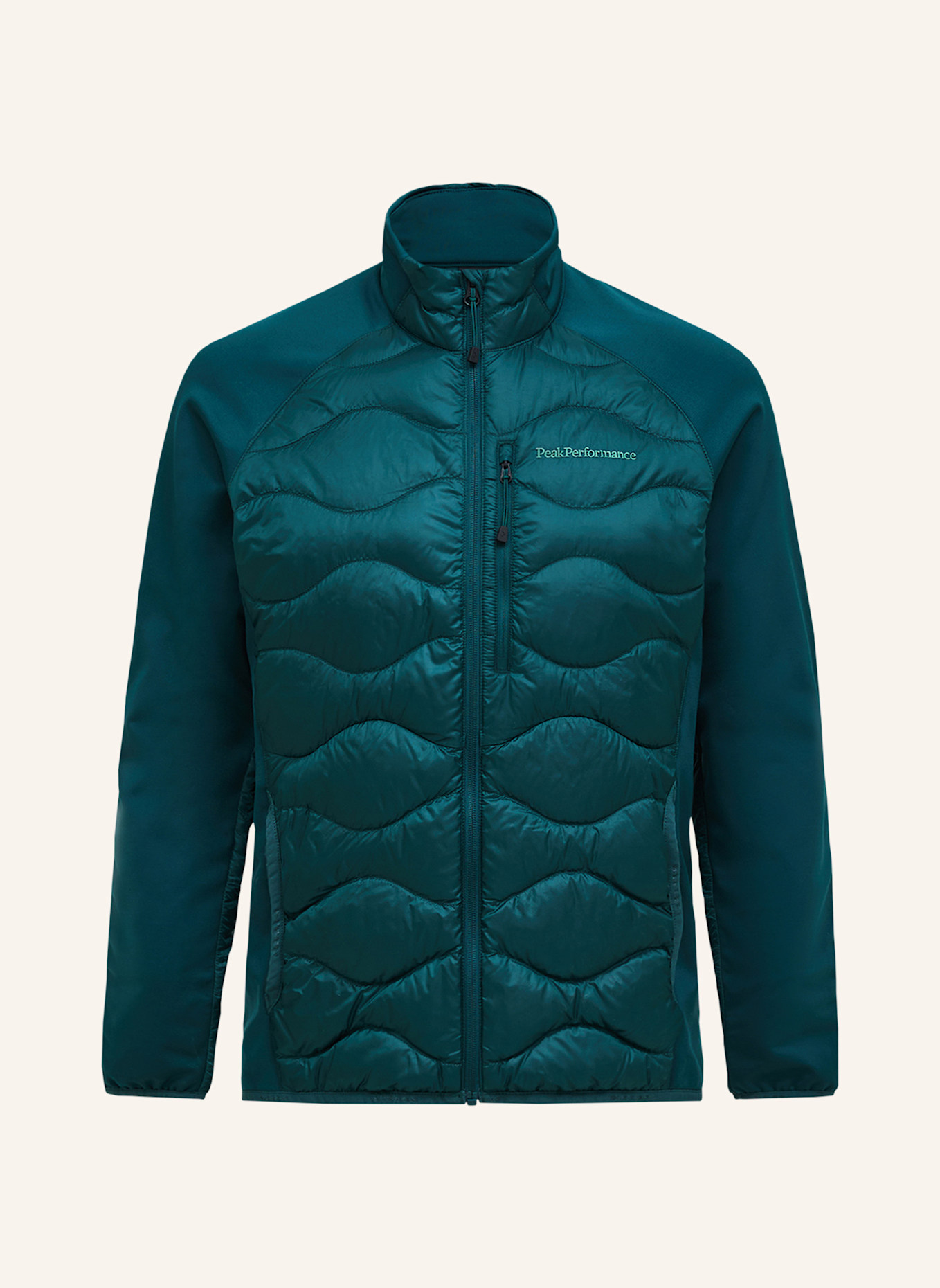 Peak Performance Hybrid-Daunenjacke HELIUM: NEONBLAU