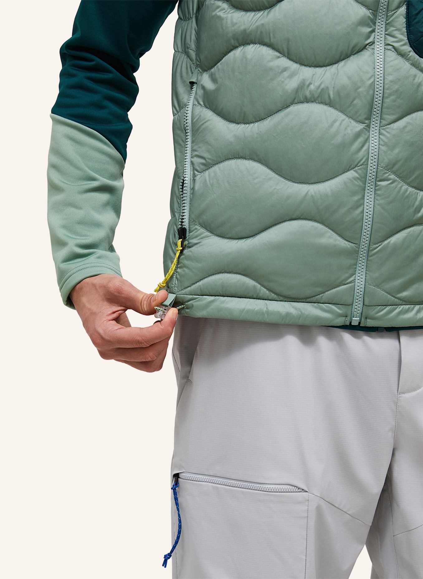 Peak Performance M Helium Utility Down Vest Daunenweste: HELLGRÜN