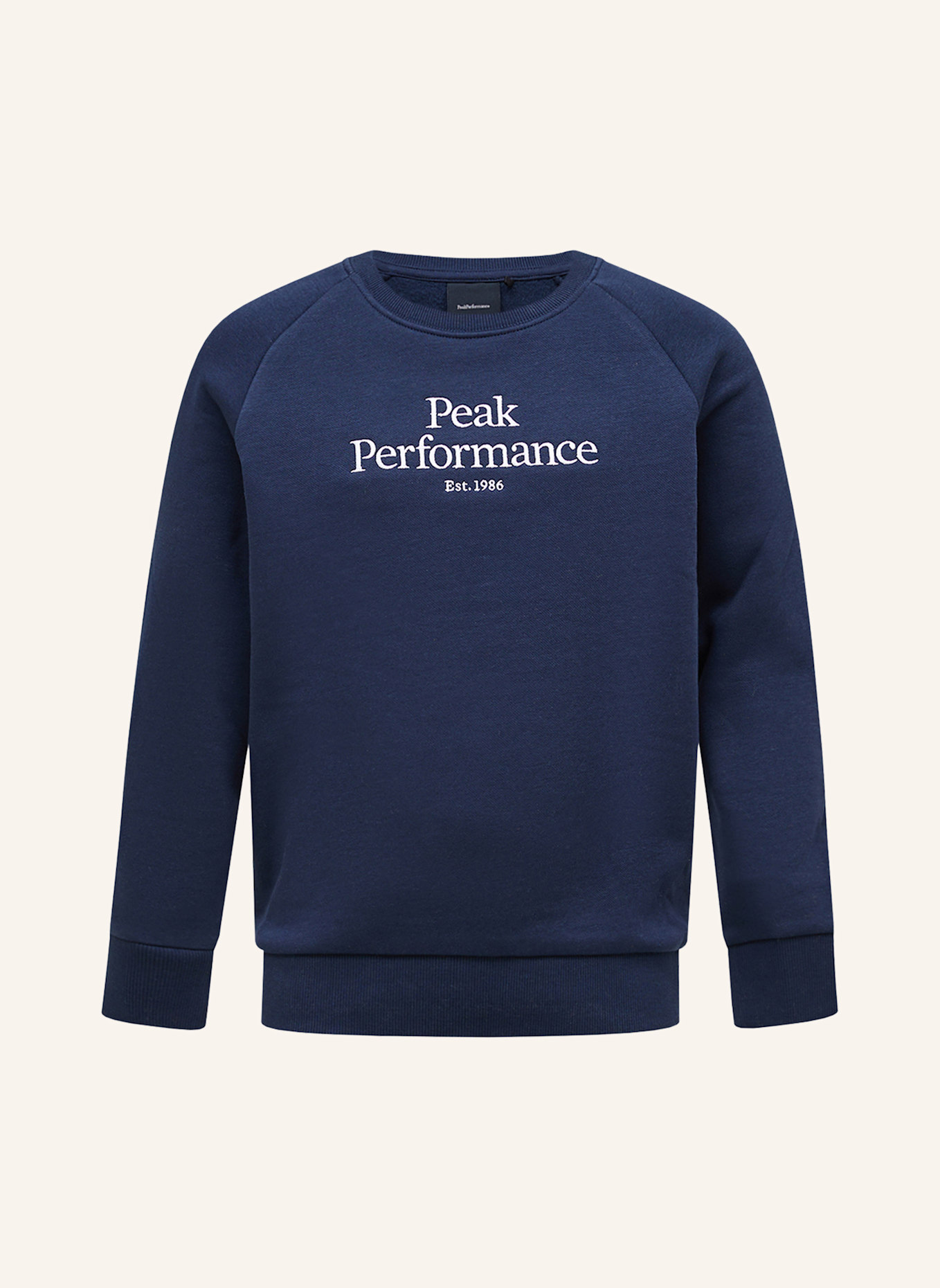 Peak Performance Jr Original Crew Sweatshirtpullover: DUNKELBLAU