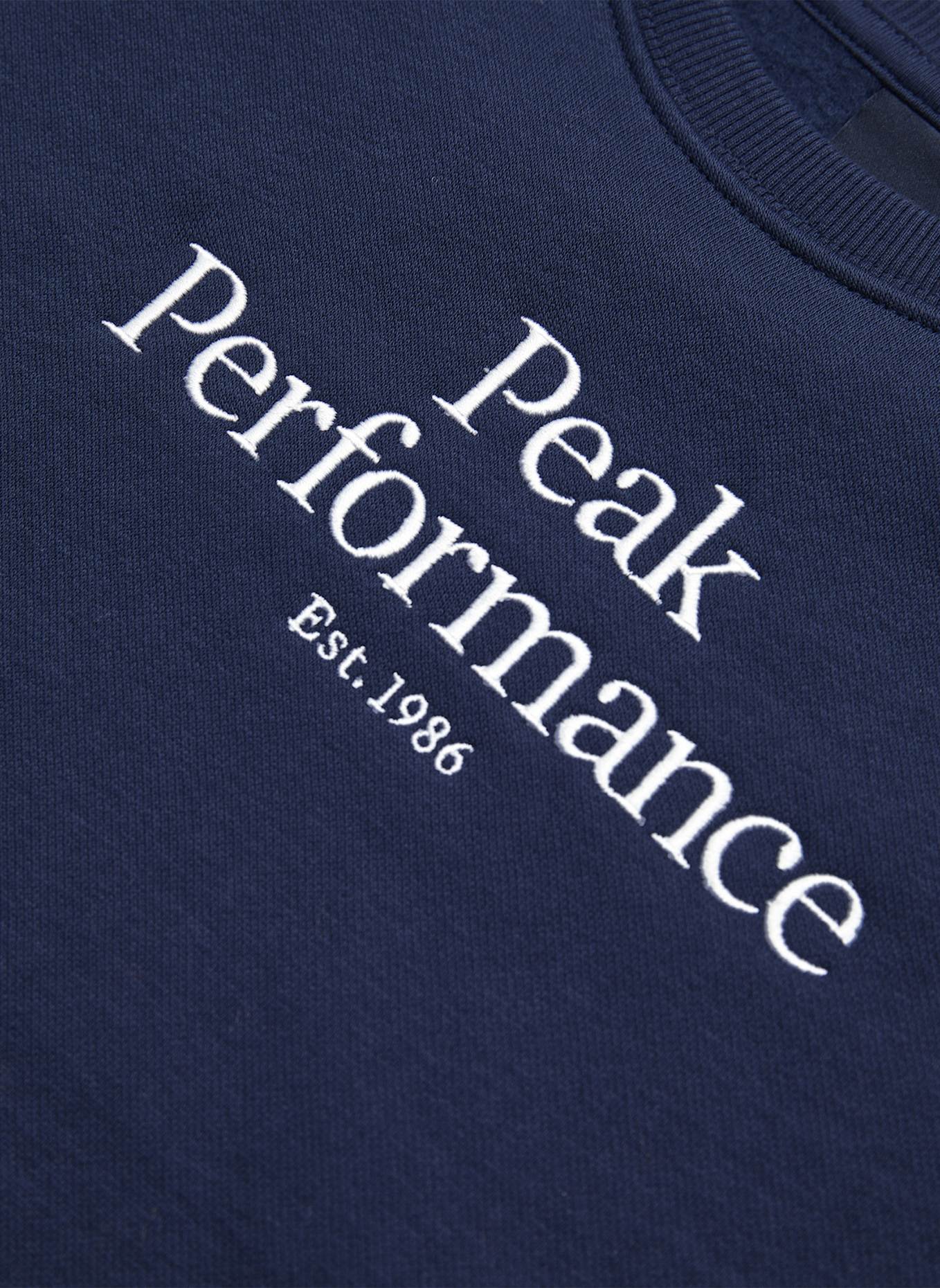 Peak Performance Jr Original Crew Sweatshirtpullover: DUNKELBLAU