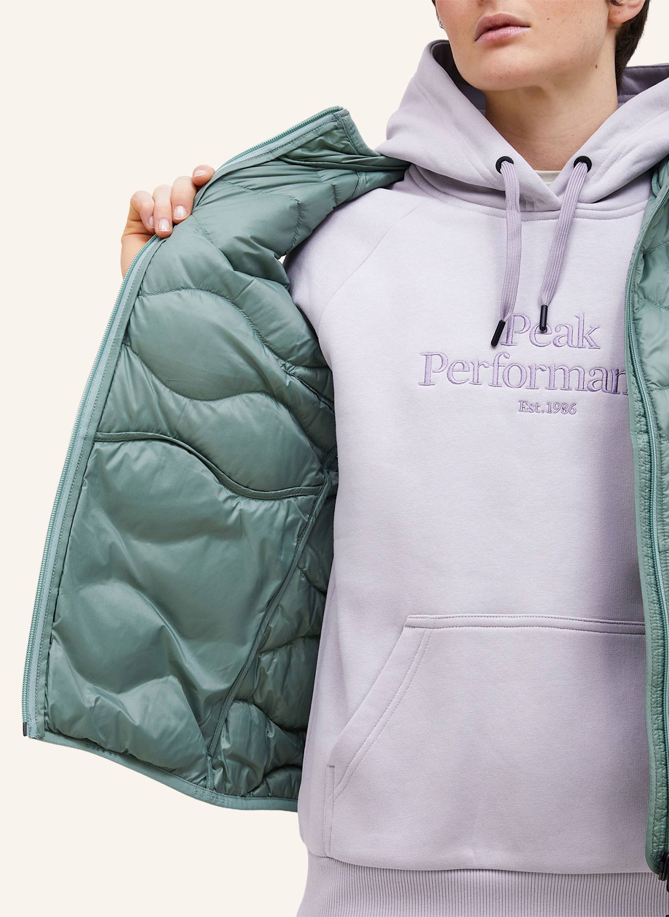 Peak Performance Steppweste: HELLGRÜN