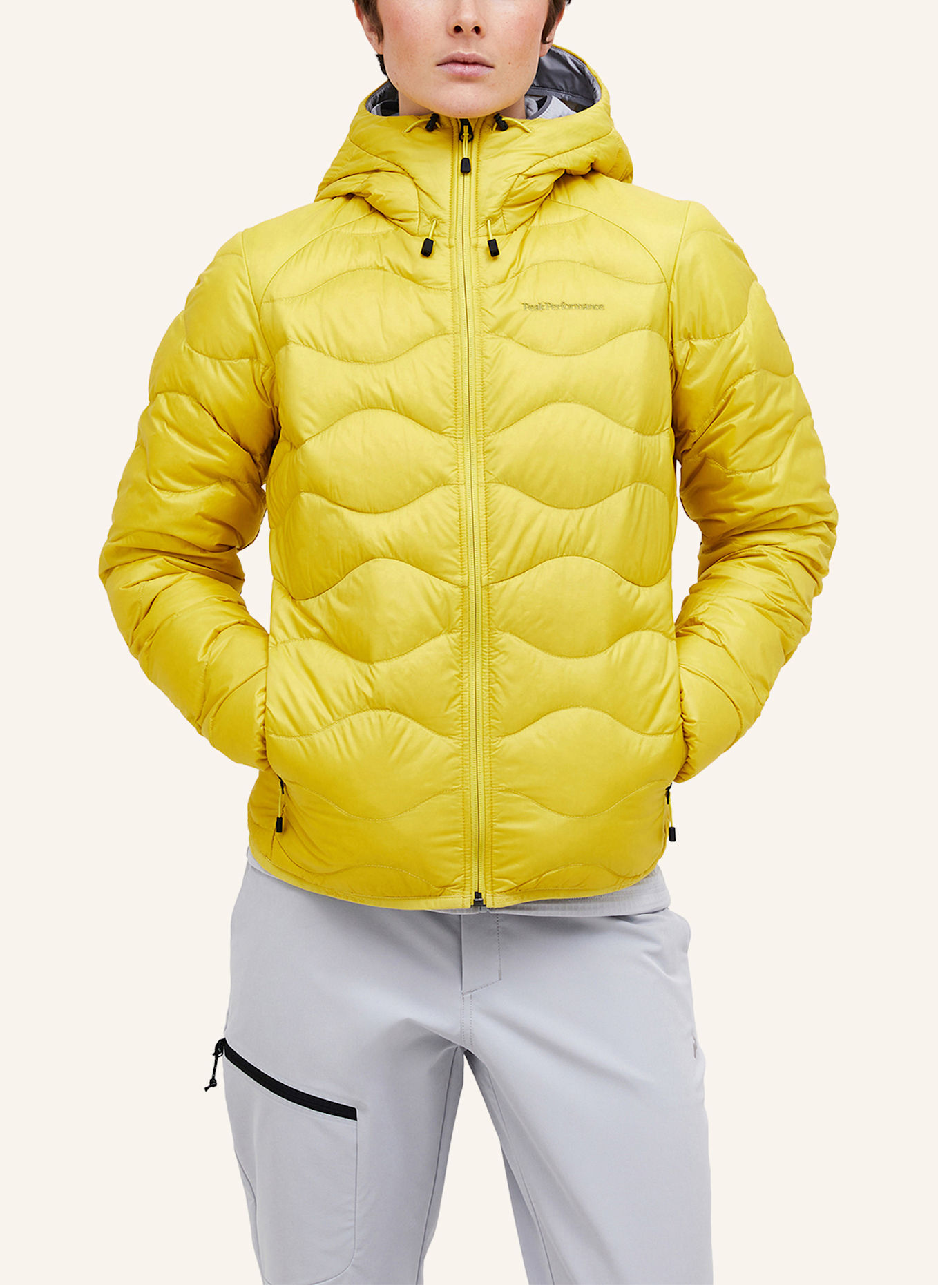 Peak Performance Lightweight-Daunenjacke HELIUM: GELB