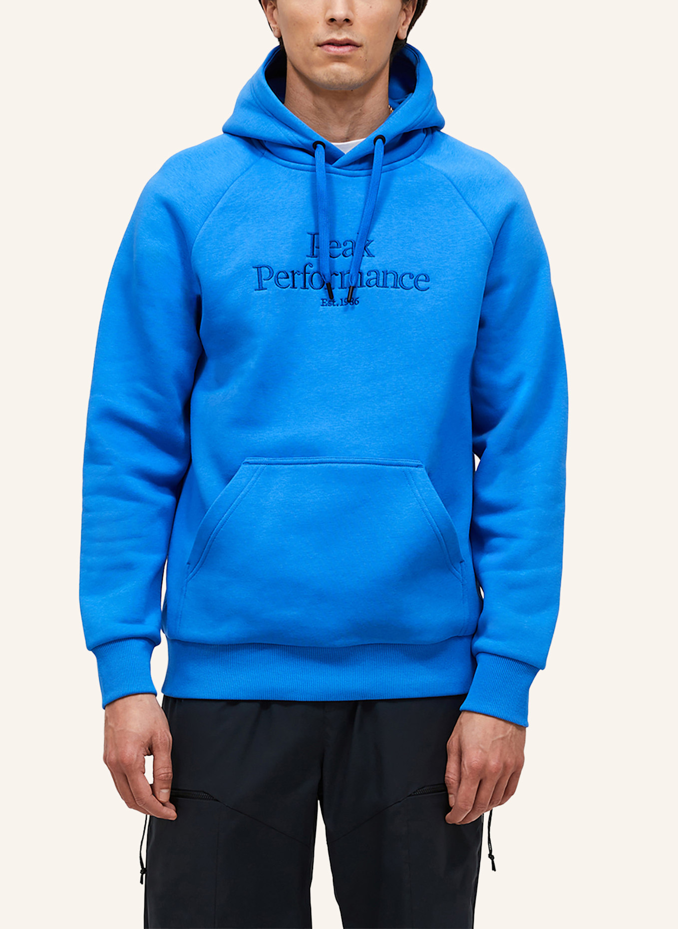 Peak Performance Kapuzensweatshirt: BLAU
