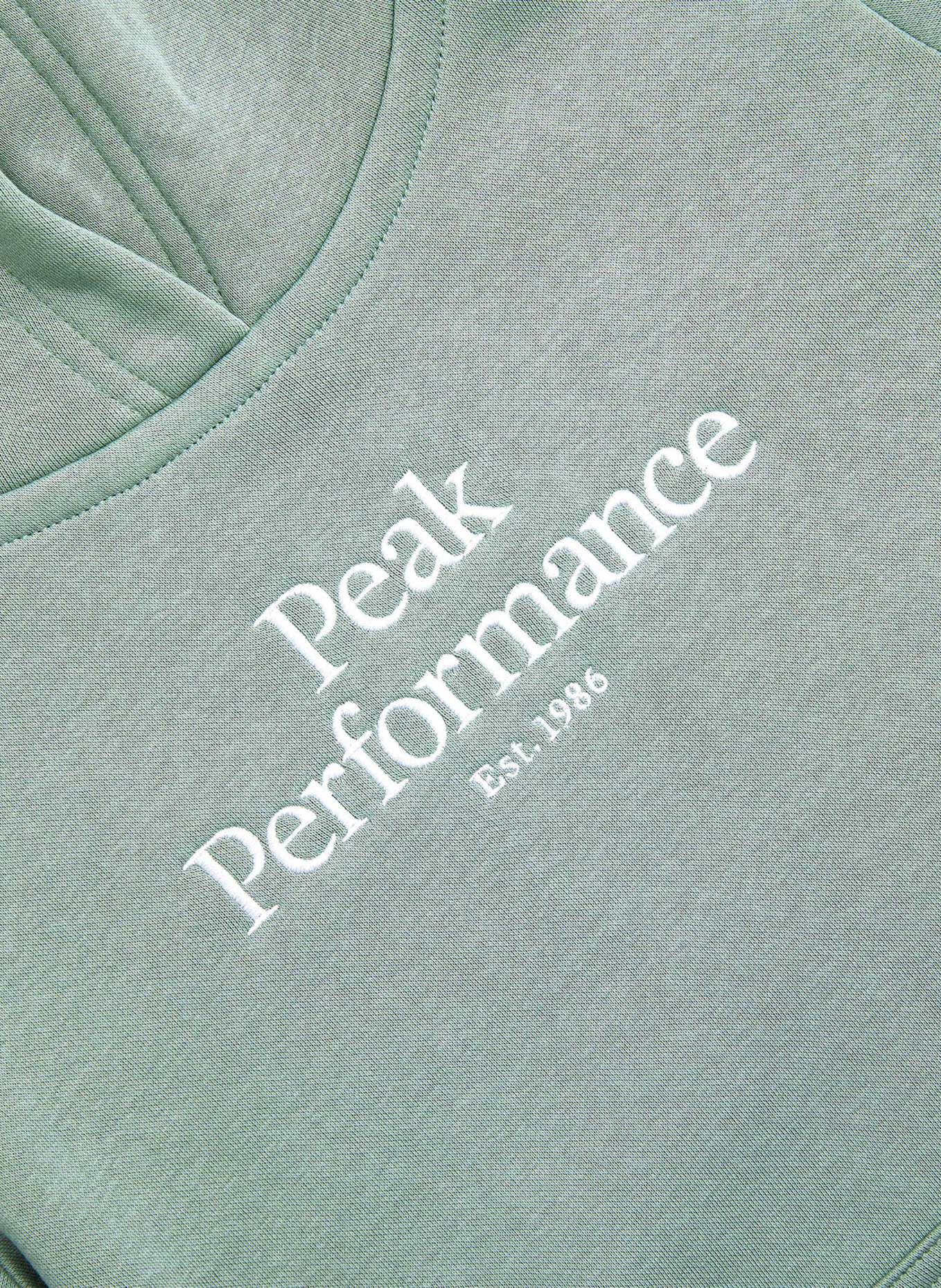 Peak Performance Kapuzensweatshirt: HELLGRÜN