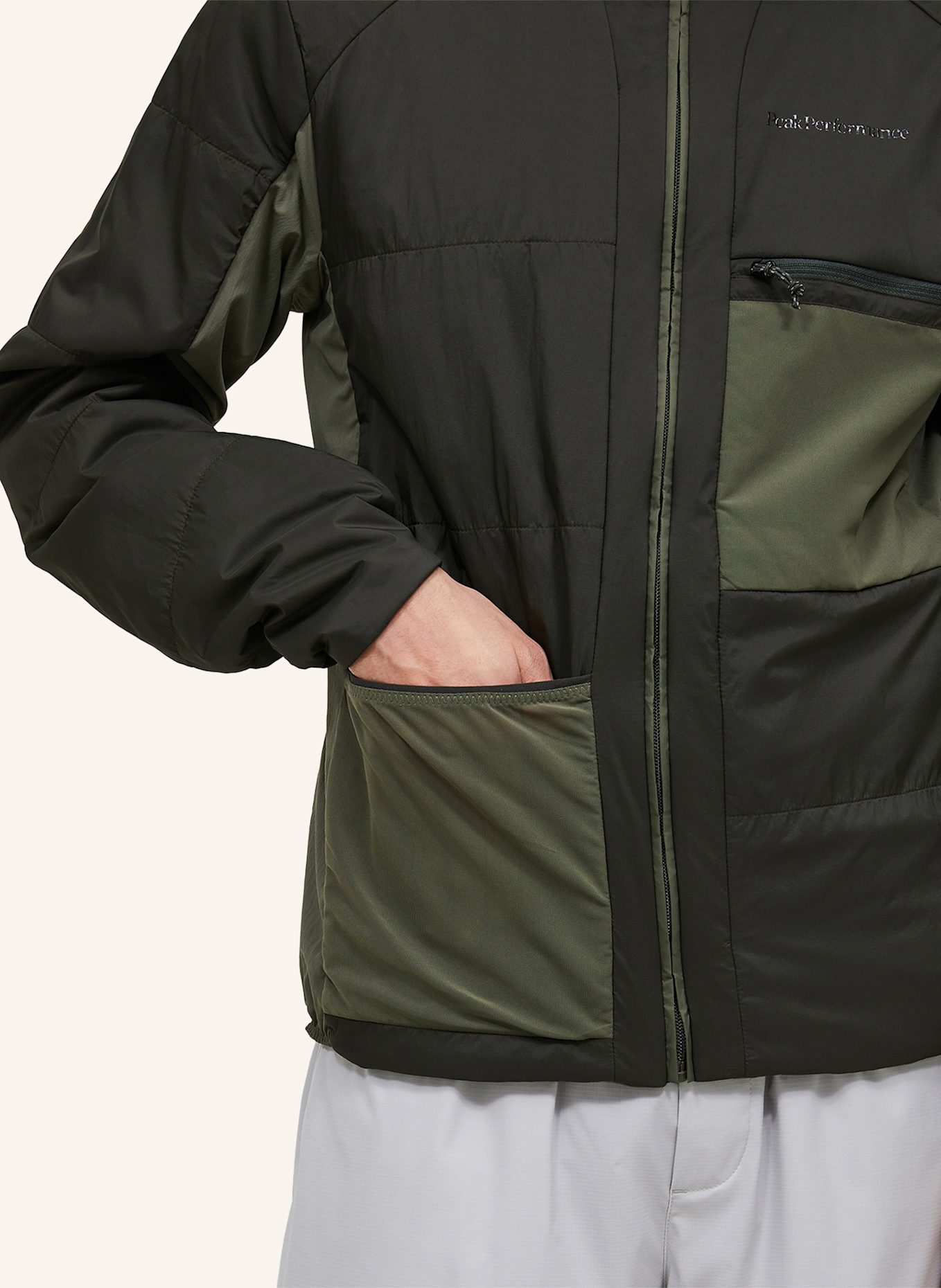 Peak Performance Funktionsjacke FREELIGHT REVERSIBLE: OLIV