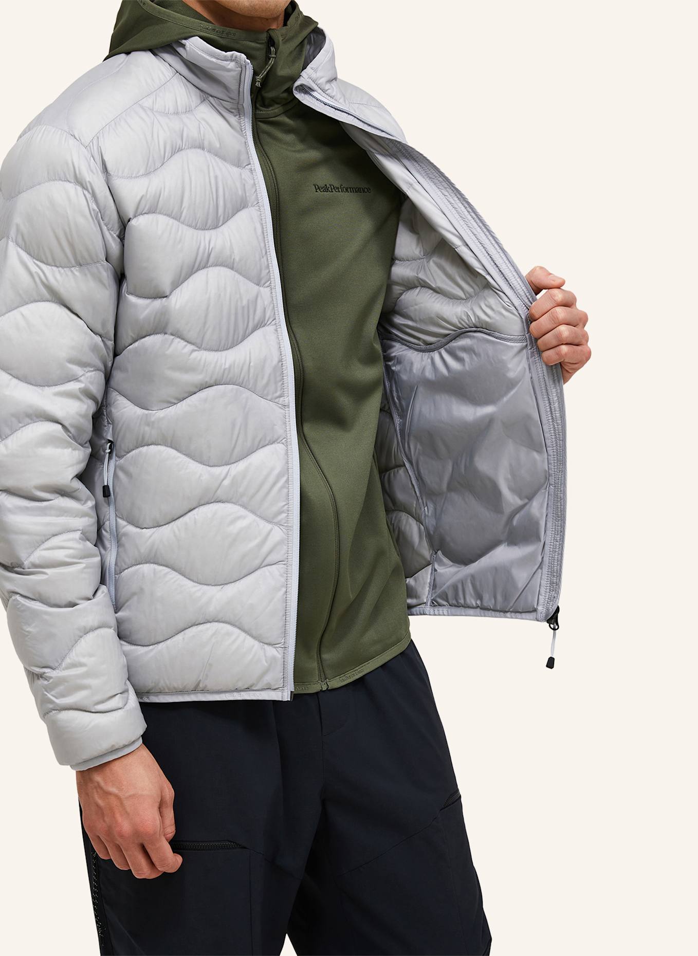 Peak Performance Lightweight-Daunenjacke HELIUM: HELLGRAU