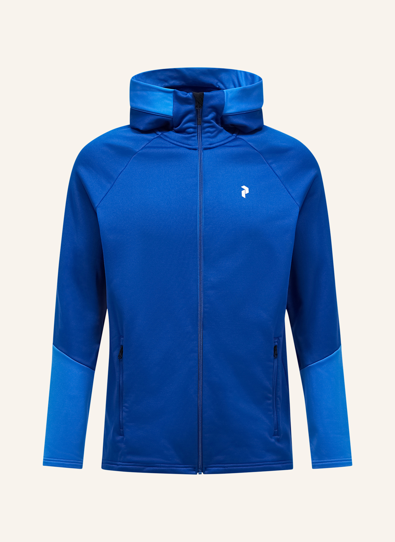 Peak Performance Midlayer-Jacke RIDER ZIP HOOD: BLAU