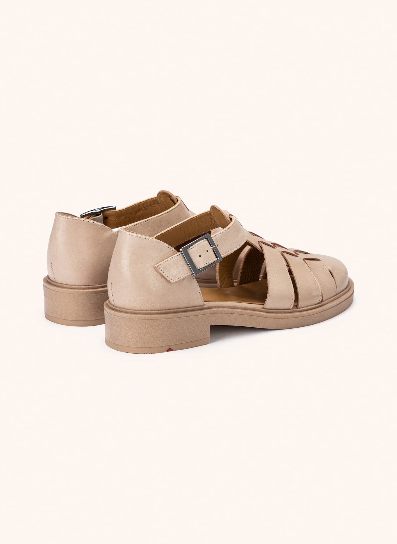LLOYD HOCHWERTIGE SANDALE Riemchensandale: BEIGE