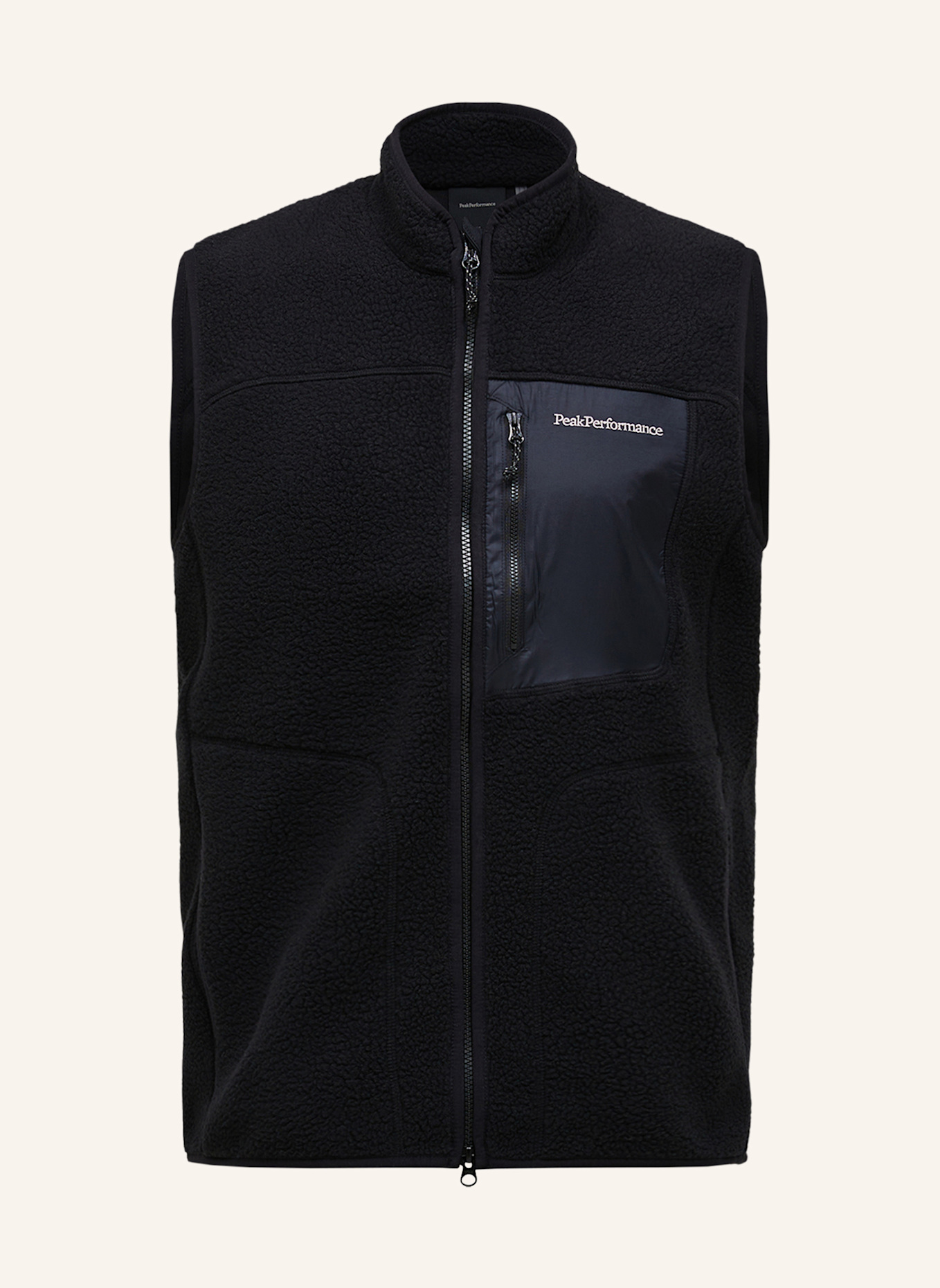 Peak Performance Fleeceweste NATURERUSH PILE: SCHWARZ