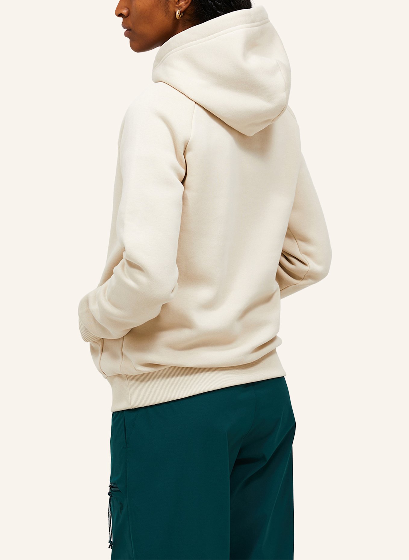 Peak Performance Hoodie: BEIGE