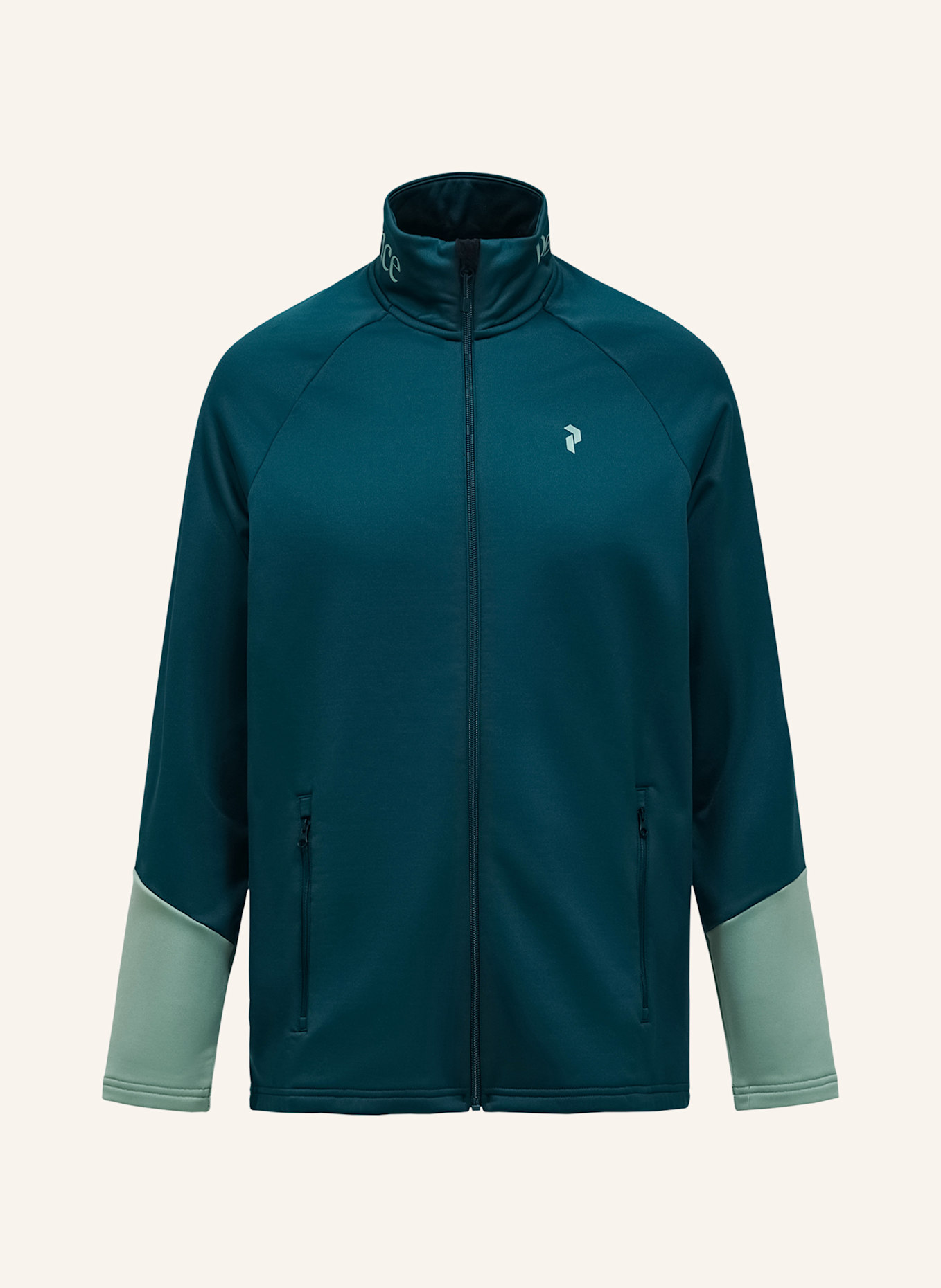 Peak Performance M Rider Essentials Midlayer Zip Jacket Fleecejacke: NEONBLAU