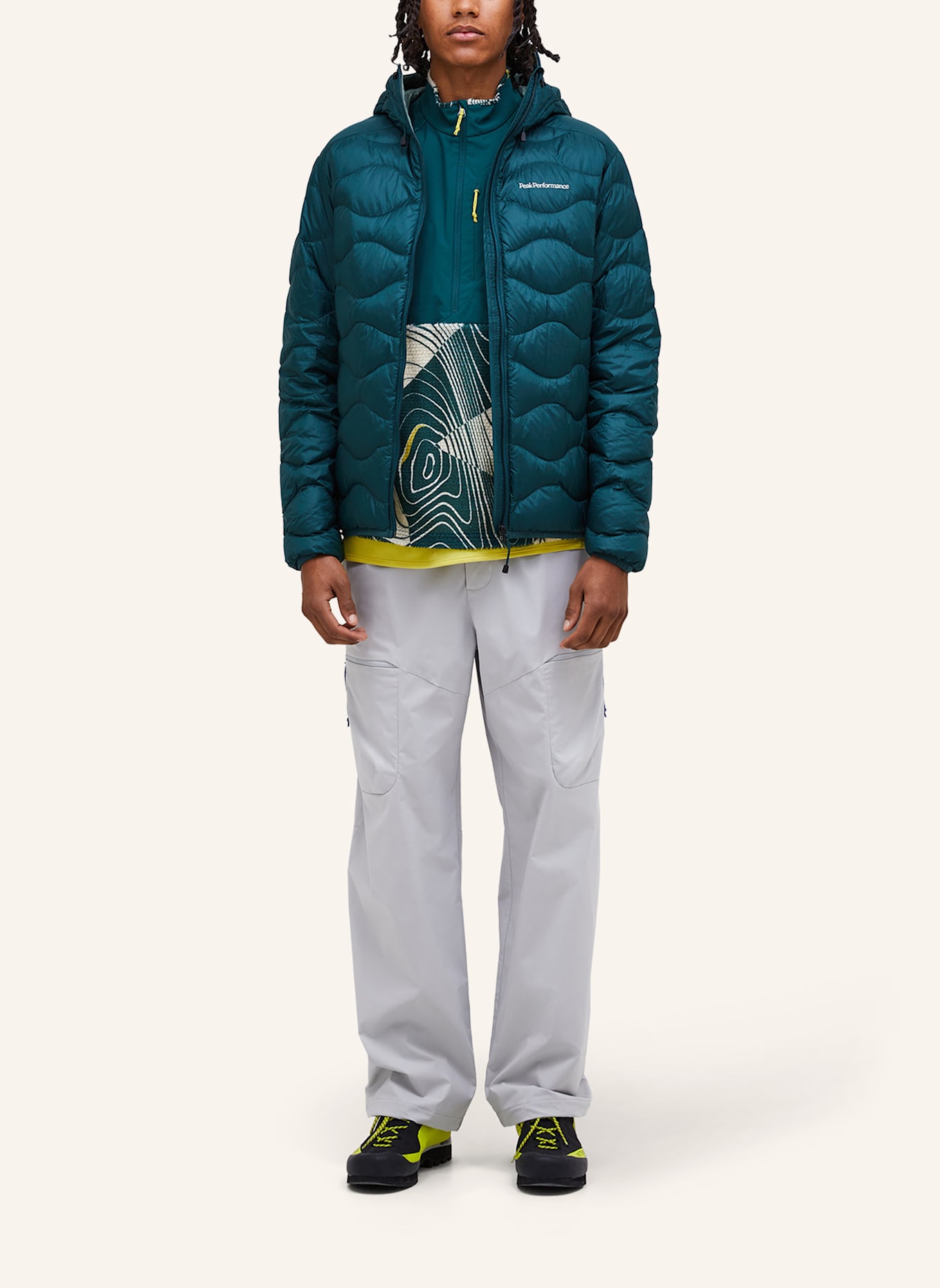 Peak Performance Daunen-Skijacke HELIUM: NEONBLAU