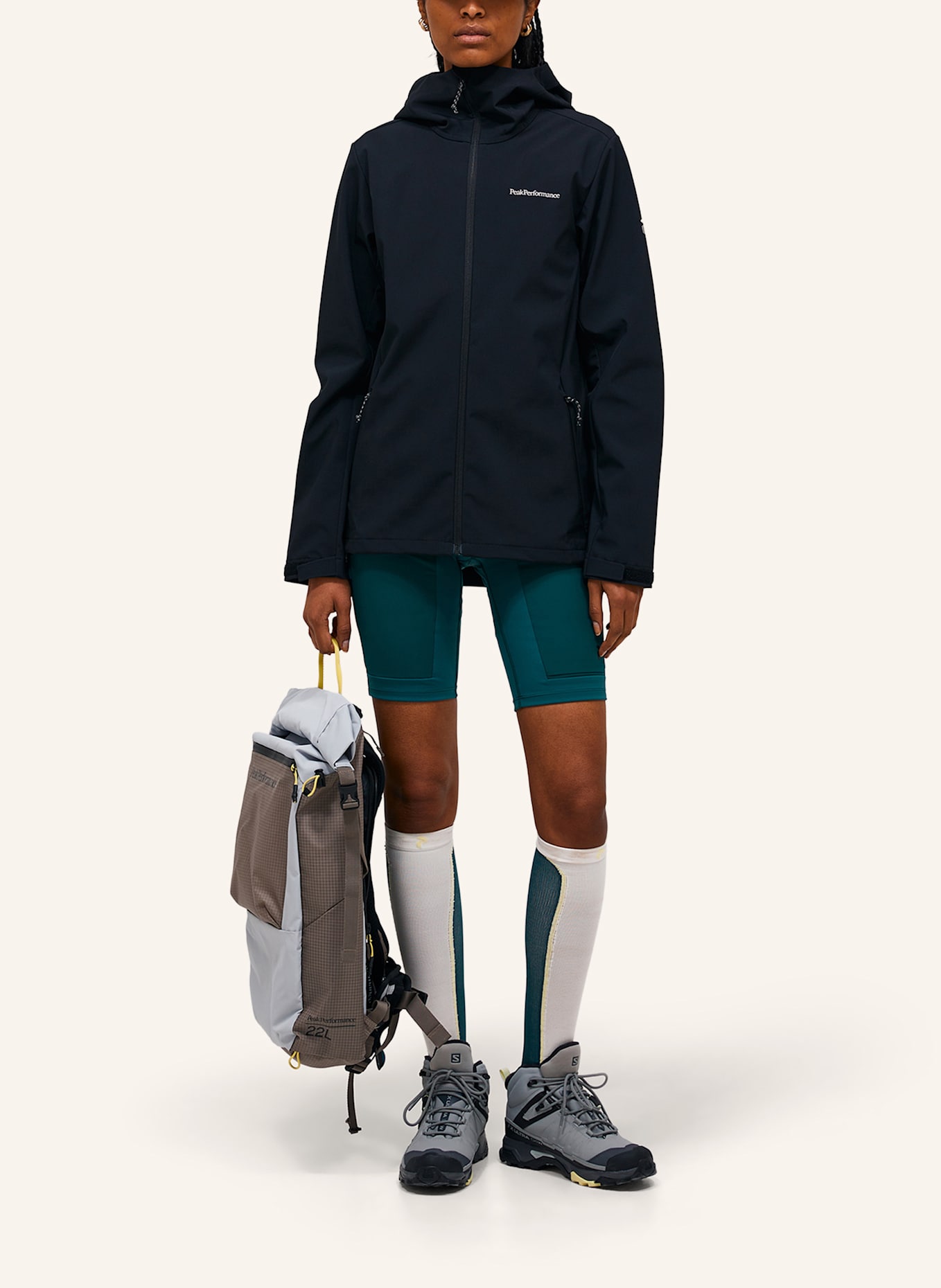 Peak Performance Softshelljacke: SCHWARZ