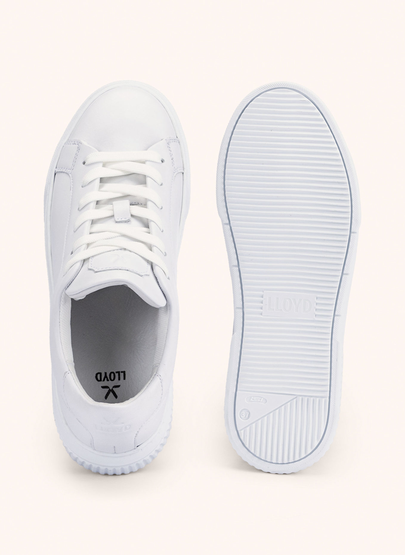 LLOYD Sneaker: WEISS